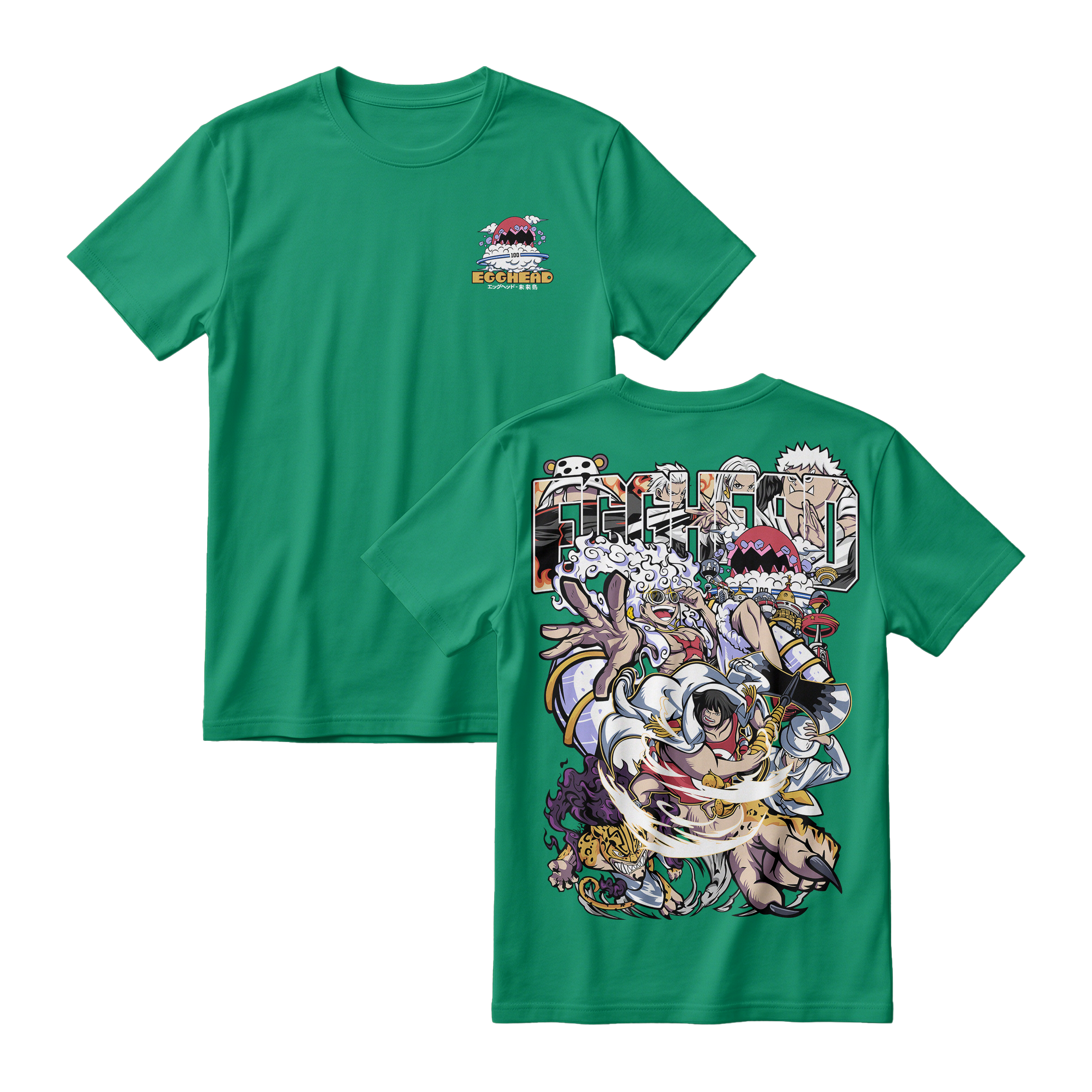 Anime One Piece Egghead Arc Short Sleeve Tee - RZM013