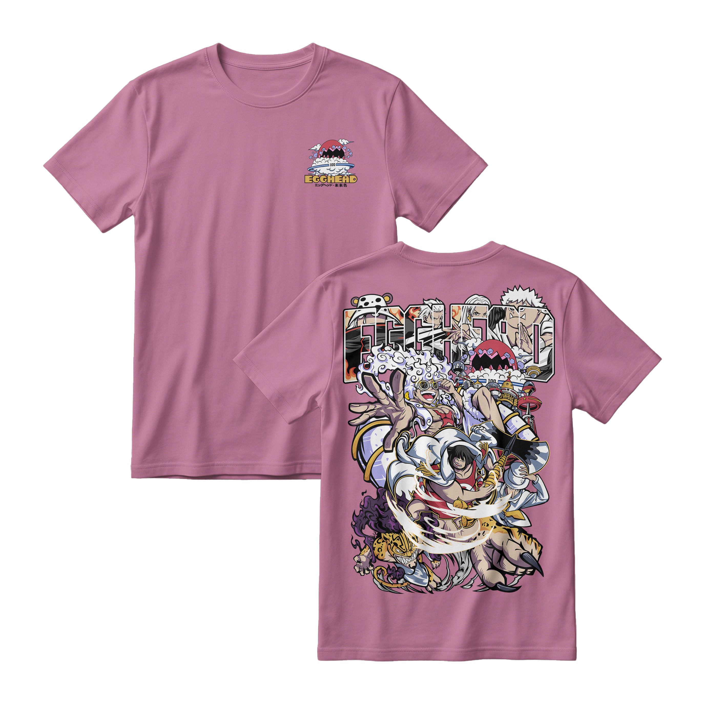 Anime One Piece Egghead Arc Short Sleeve Tee - RZM013