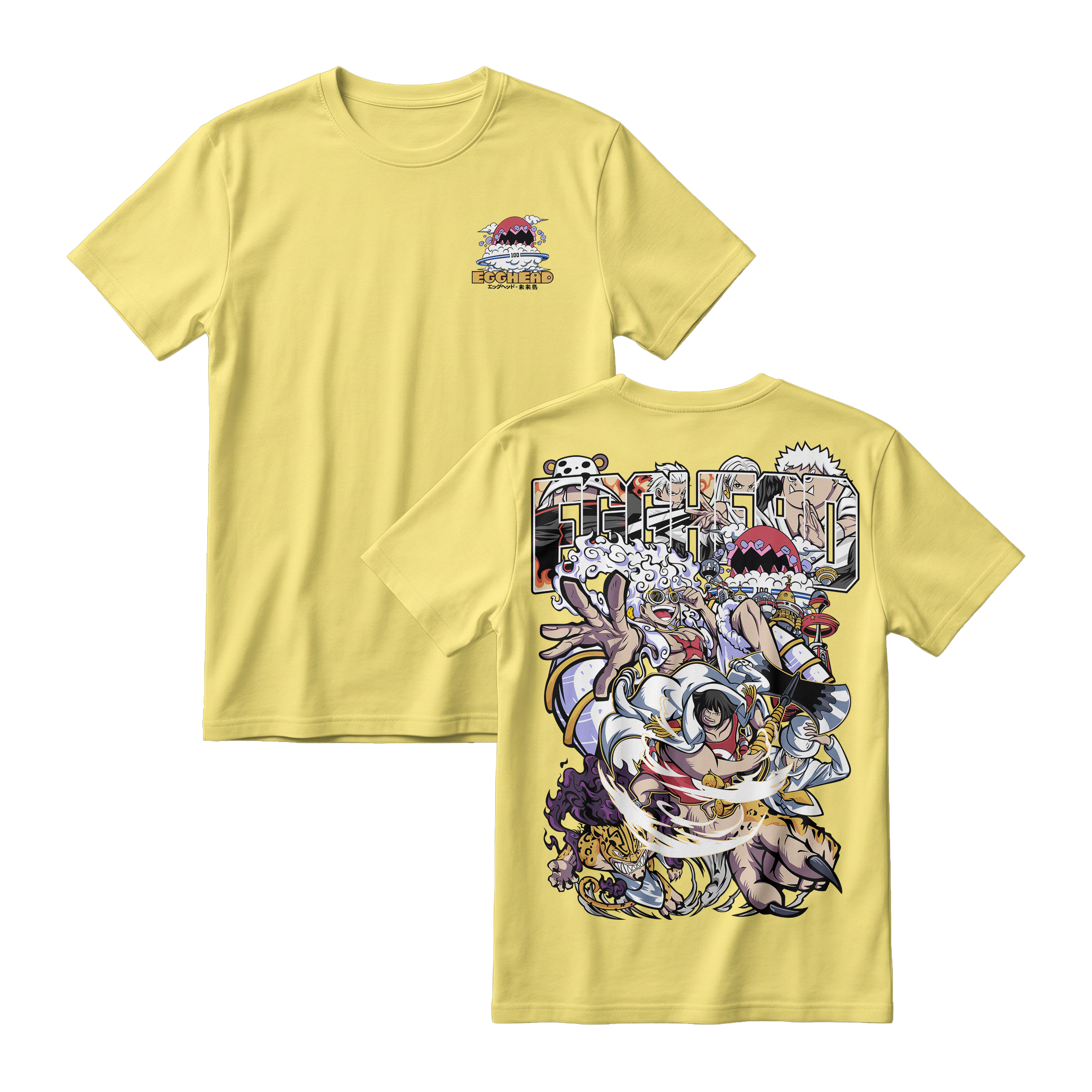 Anime One Piece Egghead Arc Short Sleeve Tee - RZM013