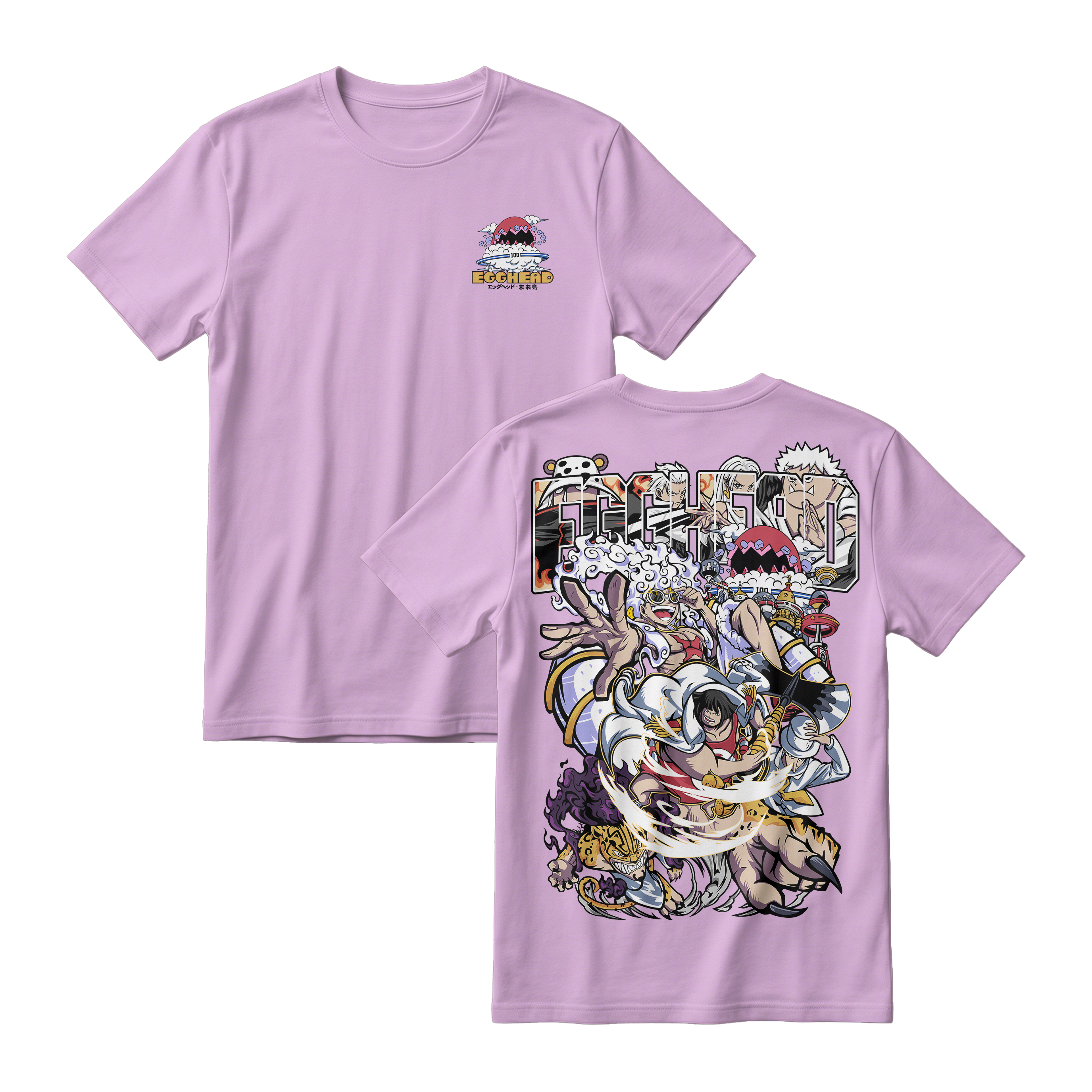 Anime One Piece Egghead Arc Short Sleeve Tee - RZM013