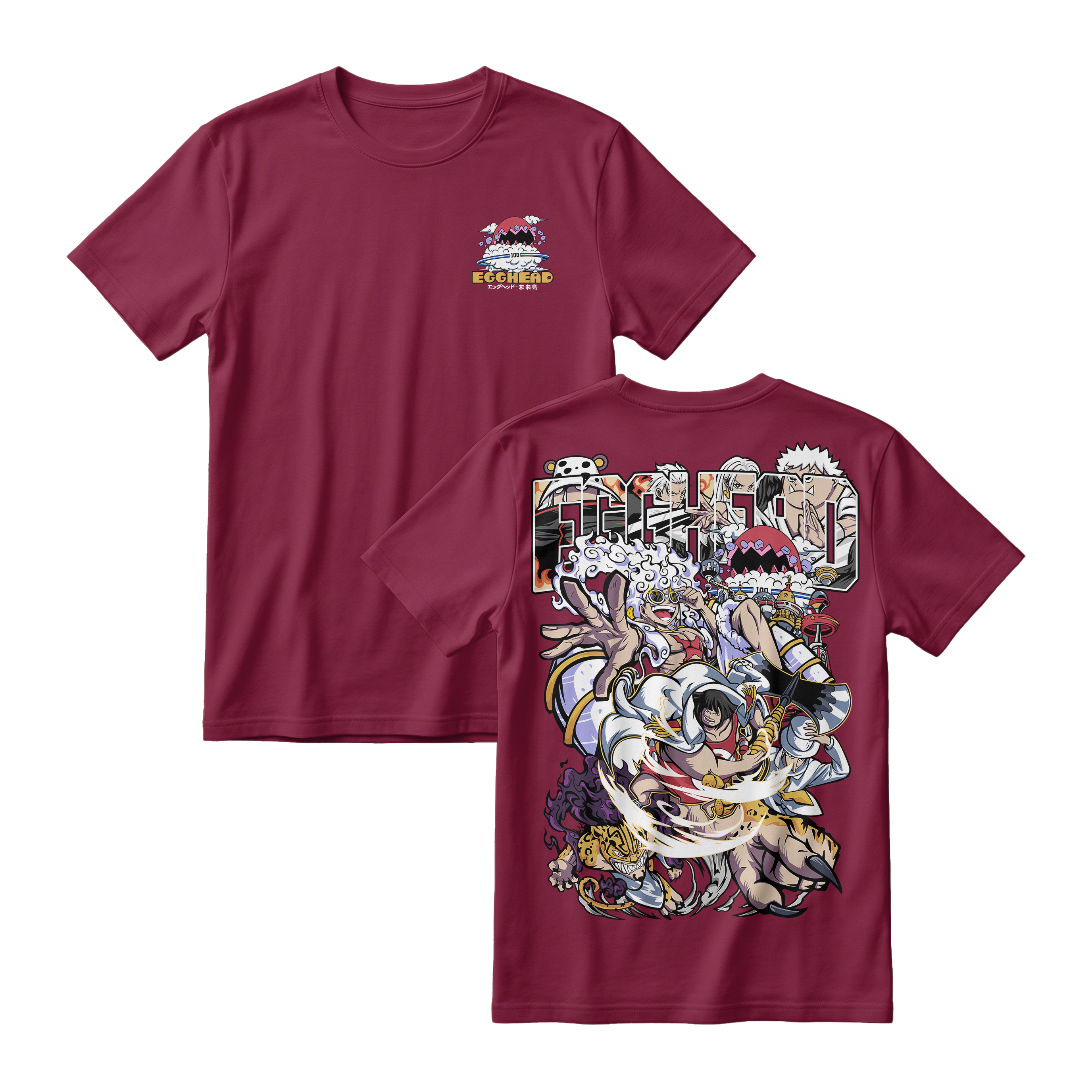 Anime One Piece Egghead Arc Short Sleeve Tee - RZM013