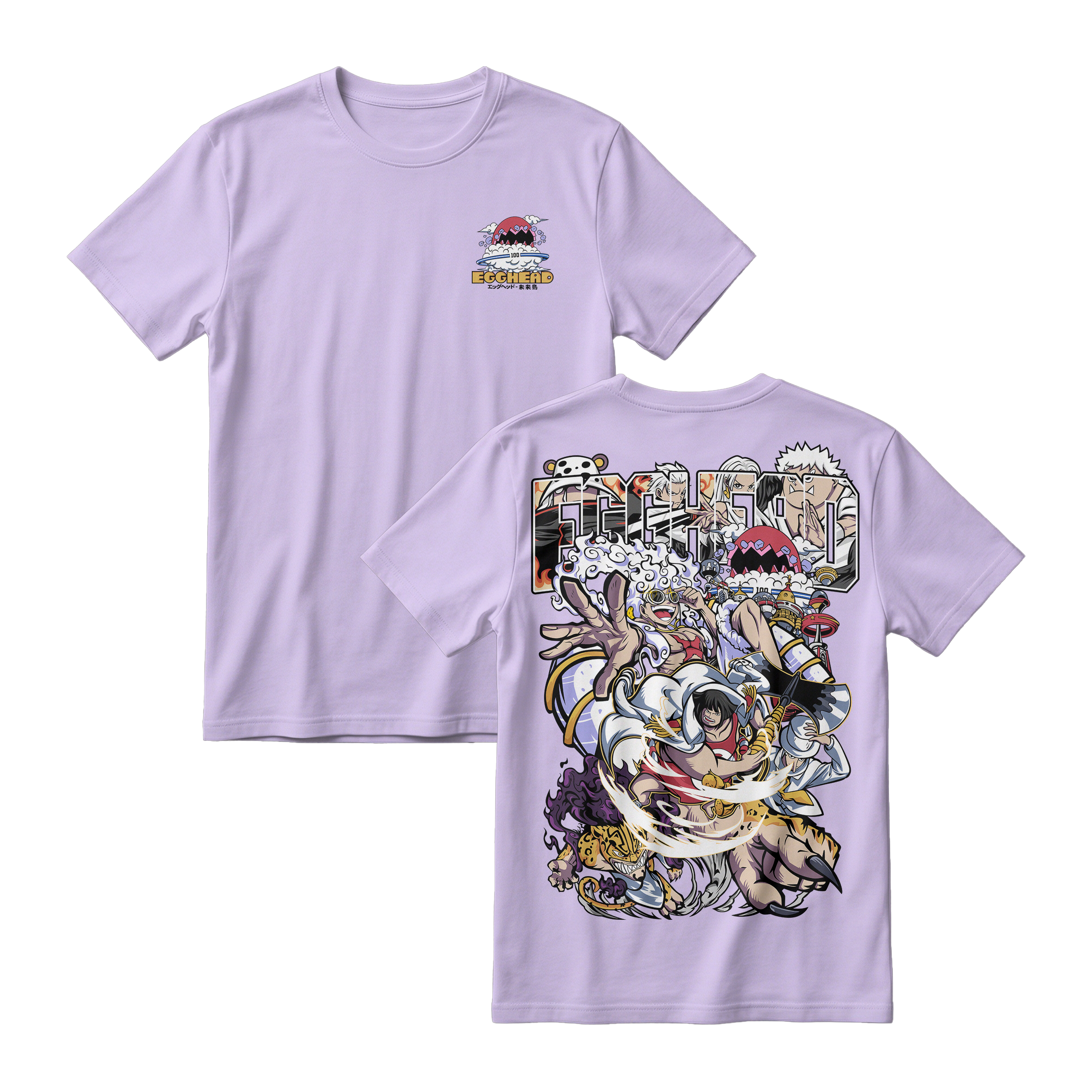 Anime One Piece Egghead Arc Short Sleeve Tee - RZM013