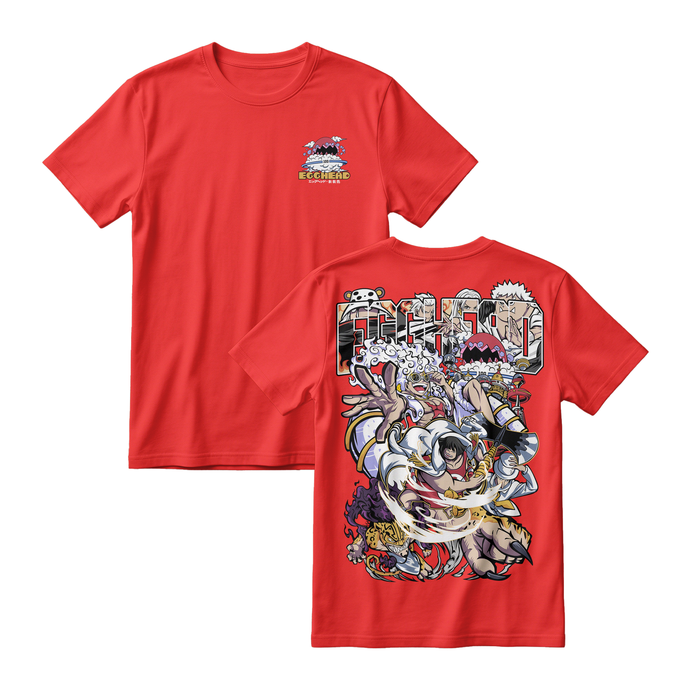 Anime One Piece Egghead Arc Short Sleeve Tee - RZM013