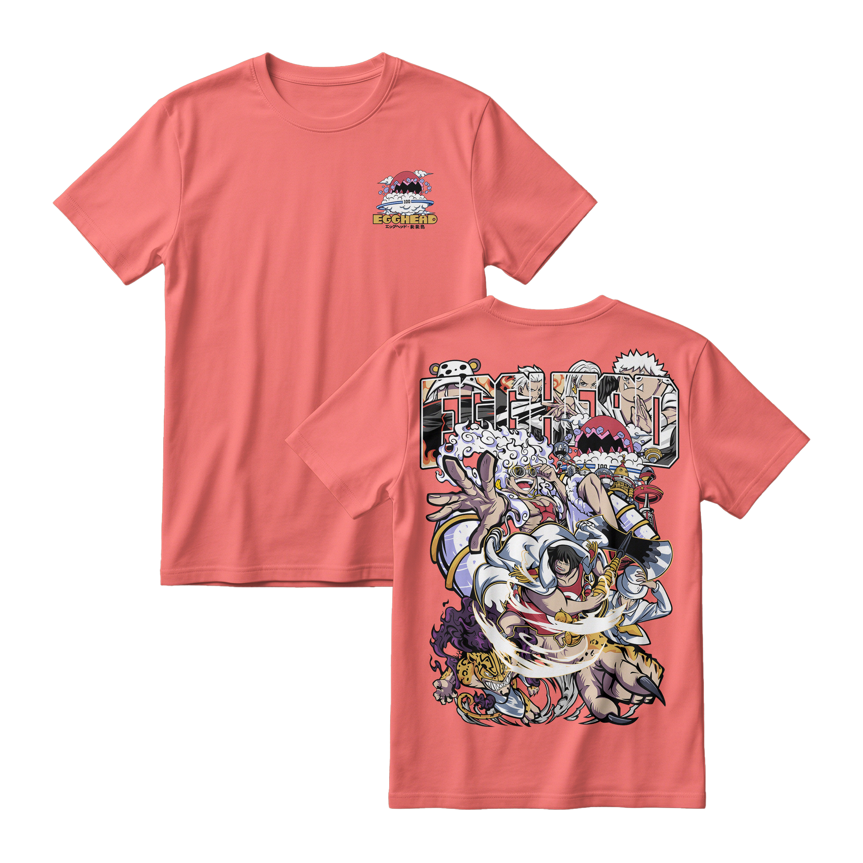 Anime One Piece Egghead Arc Short Sleeve Tee - RZM013