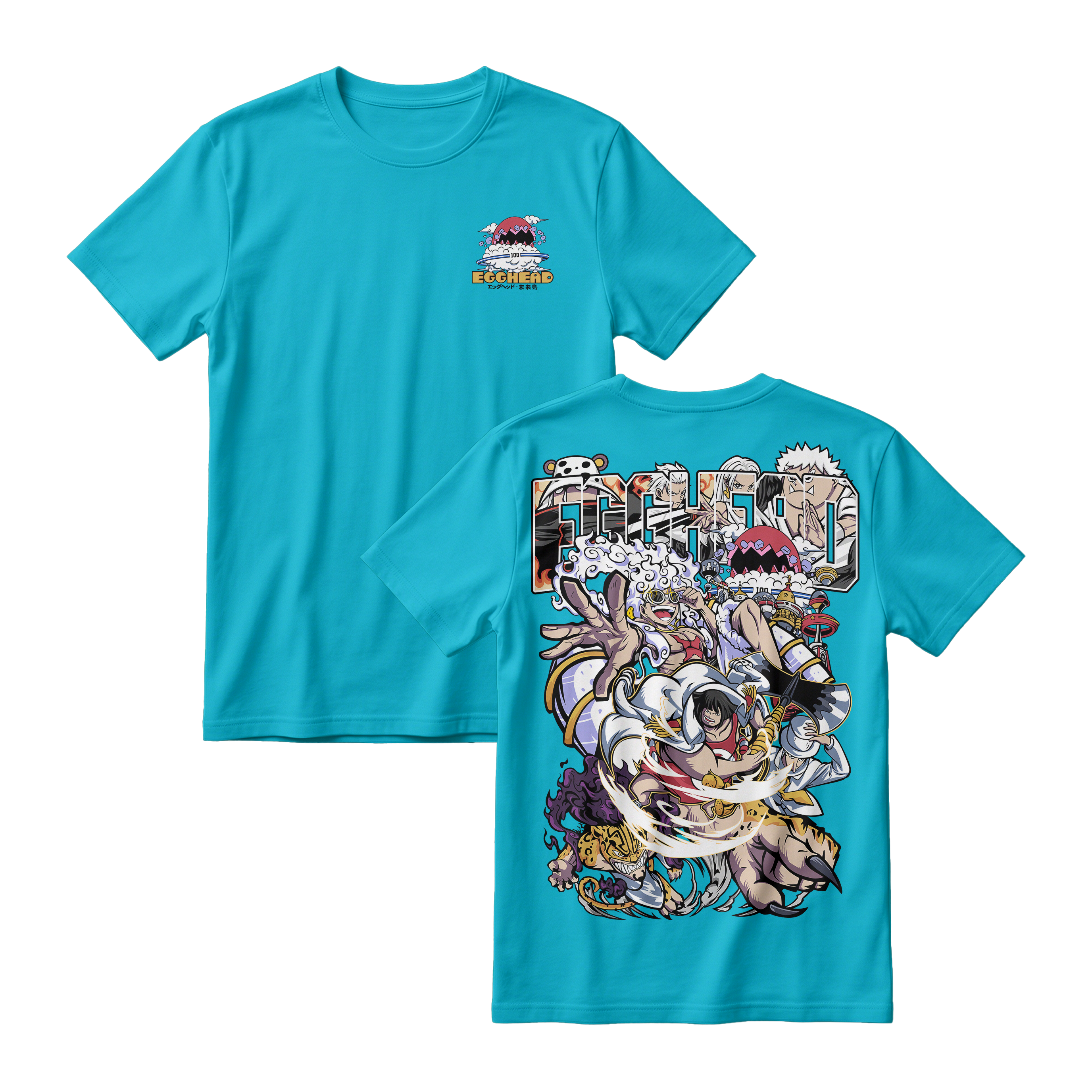 Anime One Piece Egghead Arc Short Sleeve Tee - RZM013