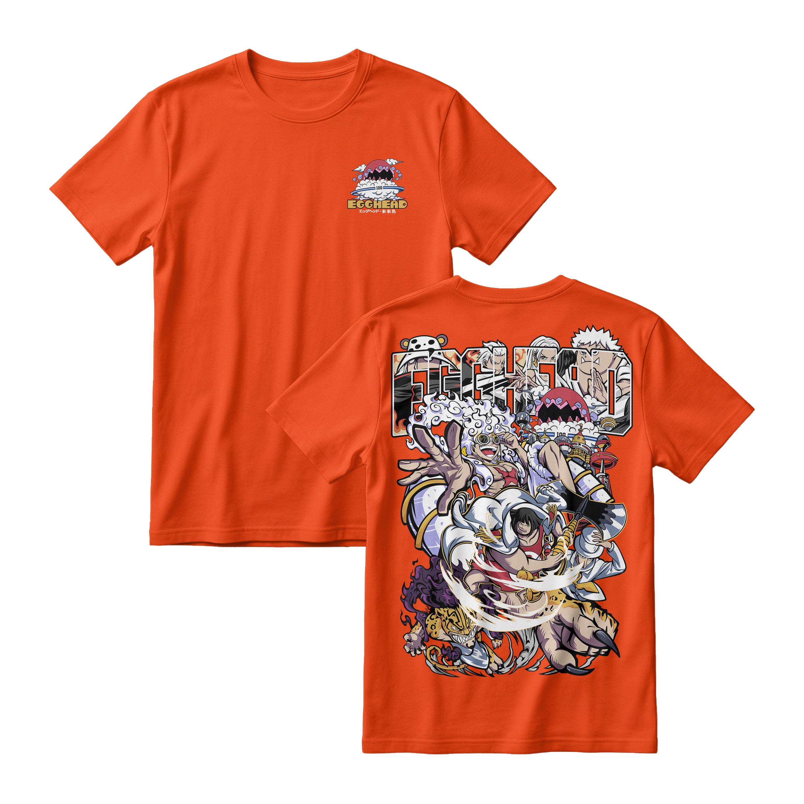 Anime One Piece Egghead Arc Short Sleeve Tee - RZM013