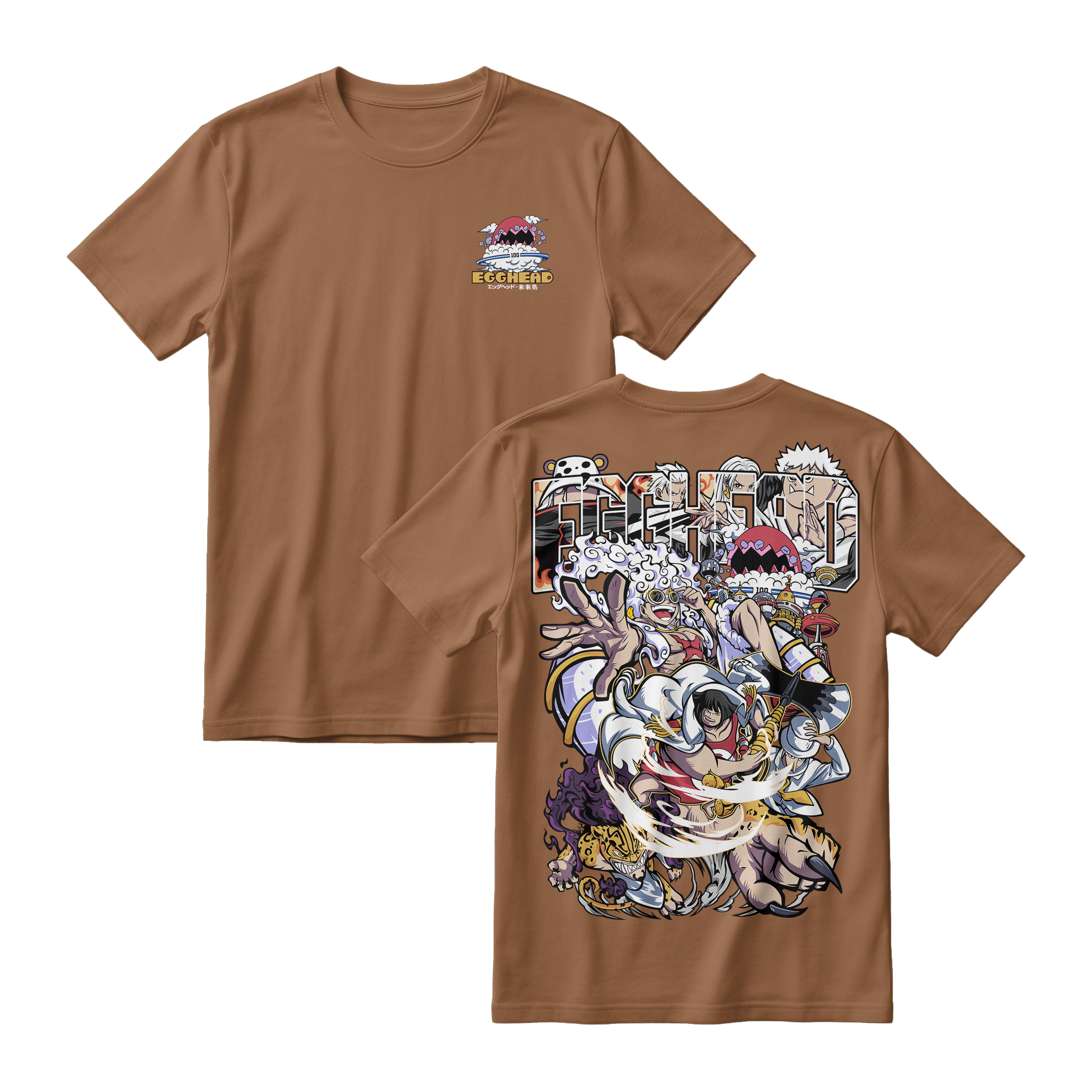 Anime One Piece Egghead Arc Short Sleeve Tee - RZM013