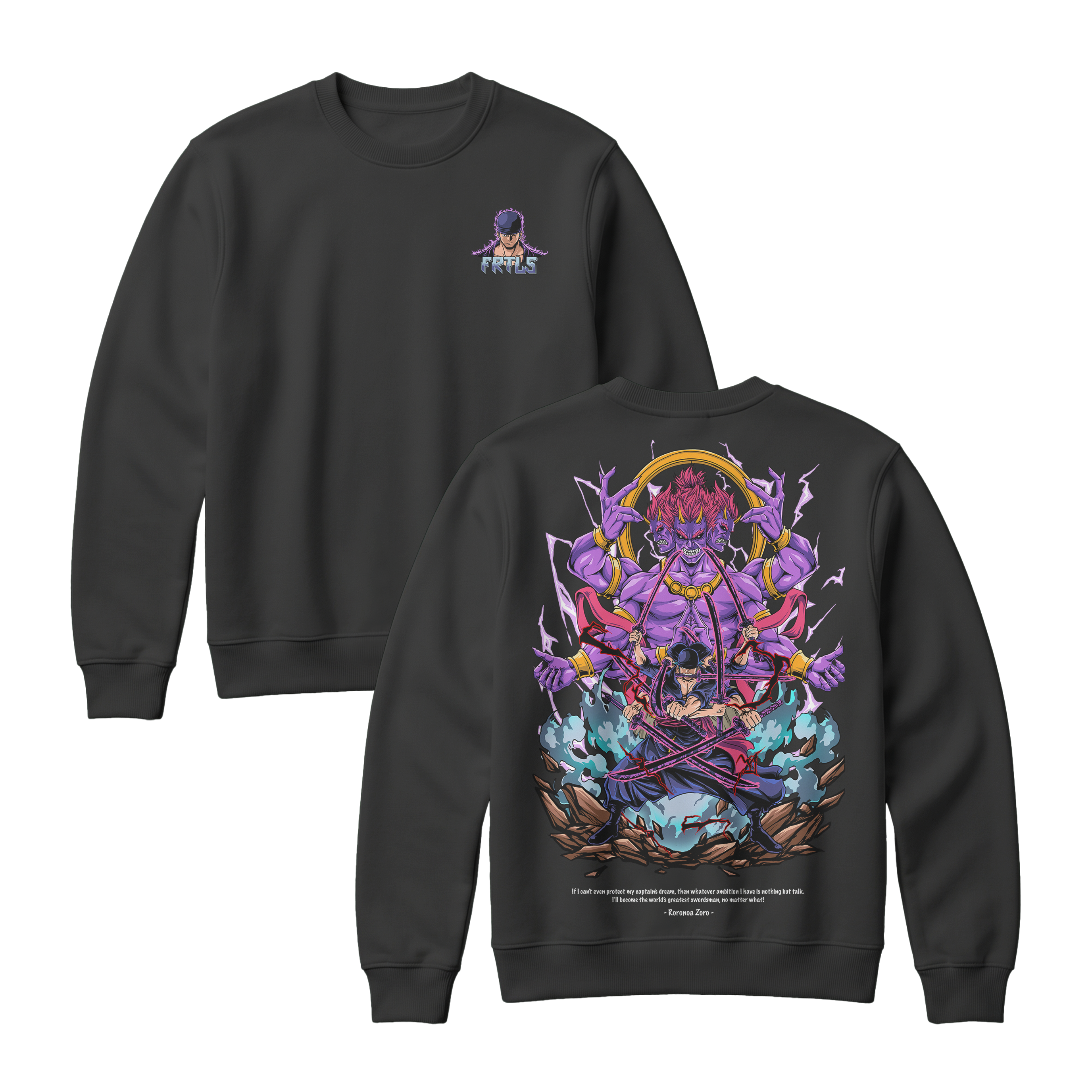 Anime One Piece Roronoa Zoro Sweatshirt - RZM002