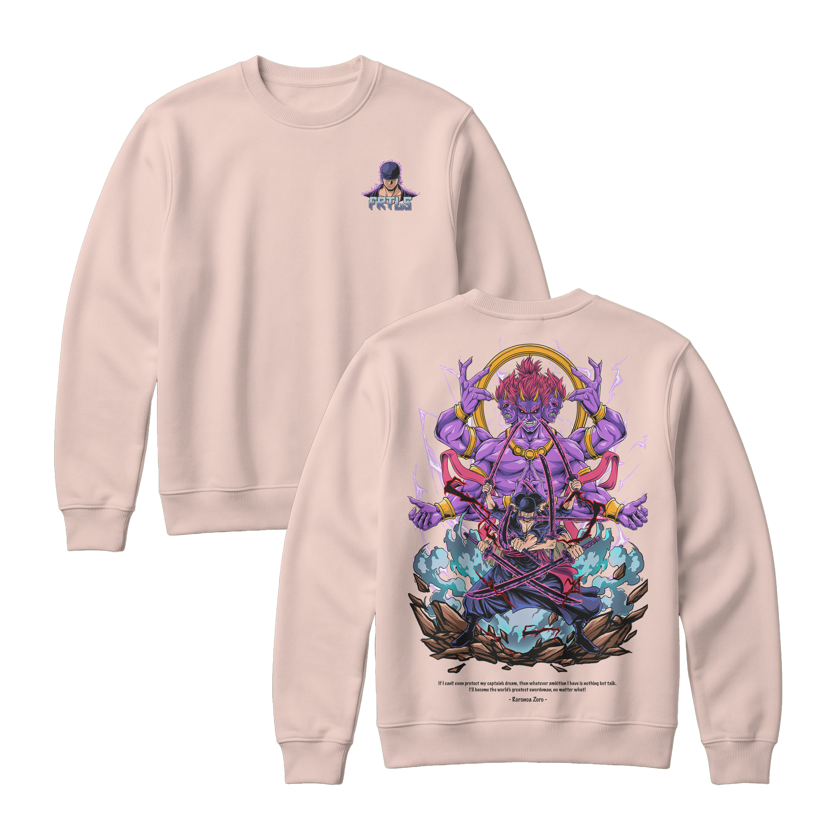 Anime One Piece Roronoa Zoro Sweatshirt - RZM002