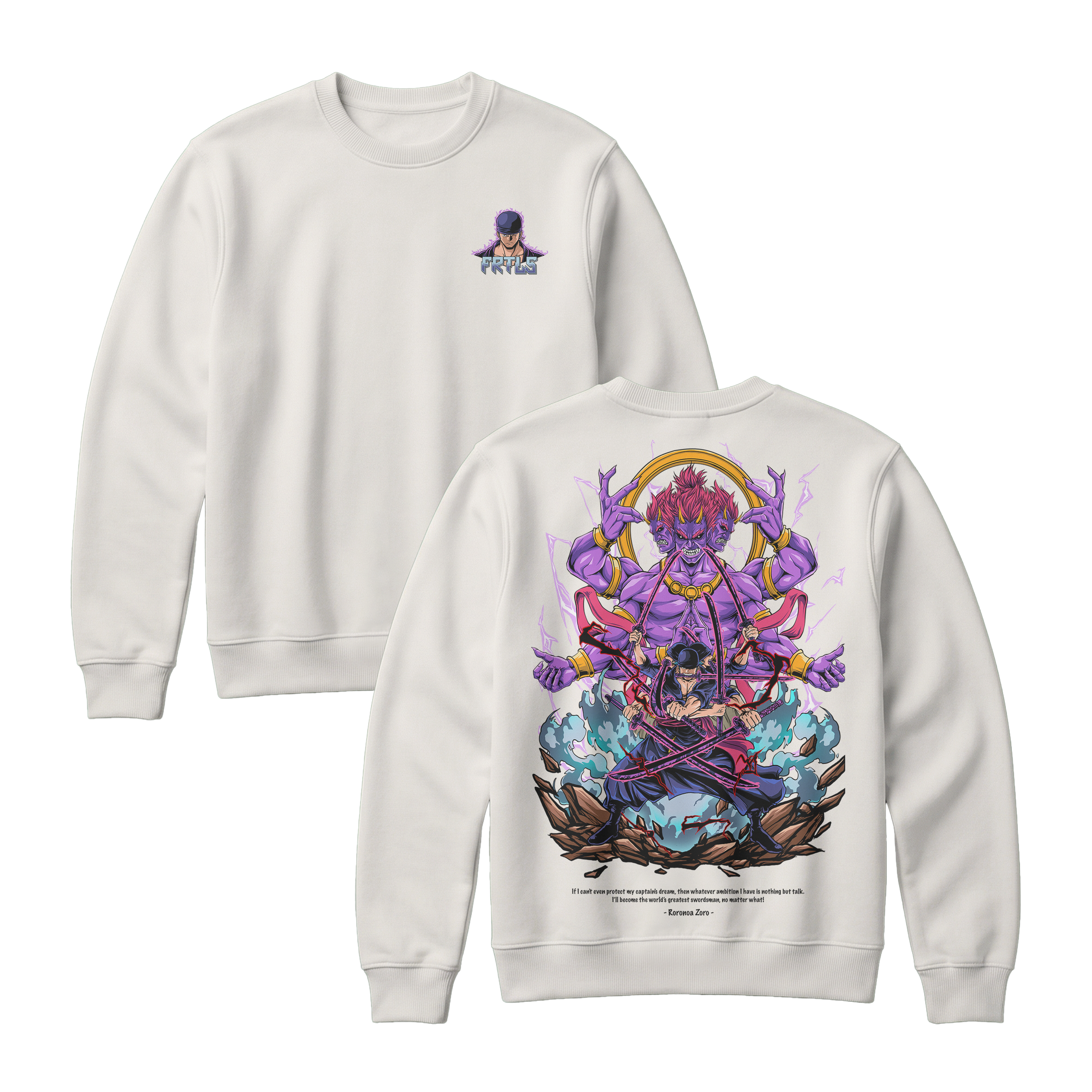 Anime One Piece Roronoa Zoro Sweatshirt - RZM002