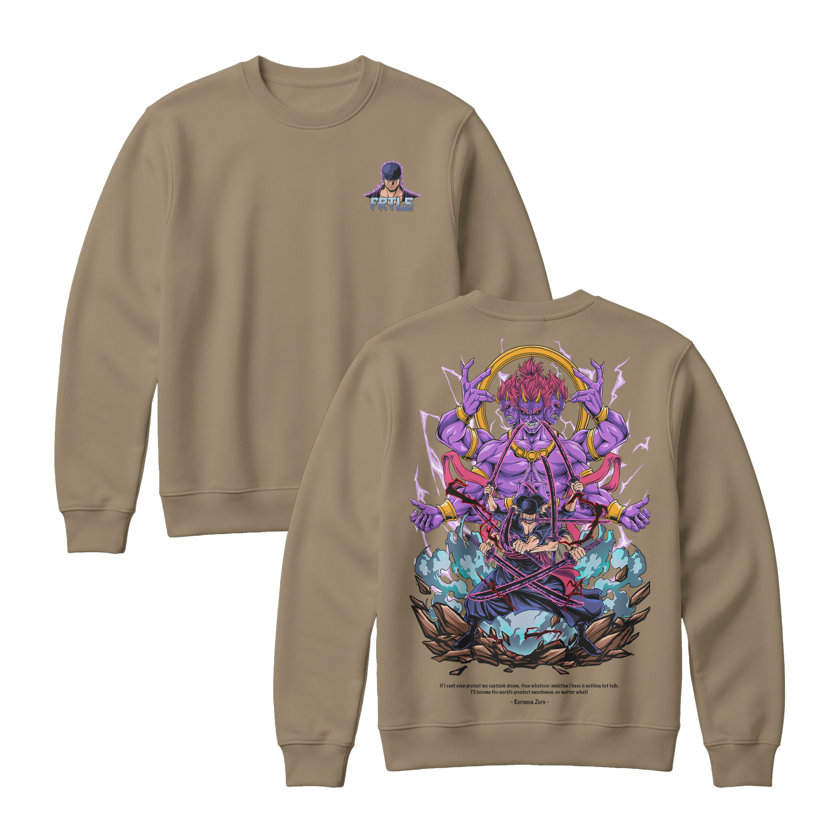 Anime One Piece Roronoa Zoro Sweatshirt - RZM002