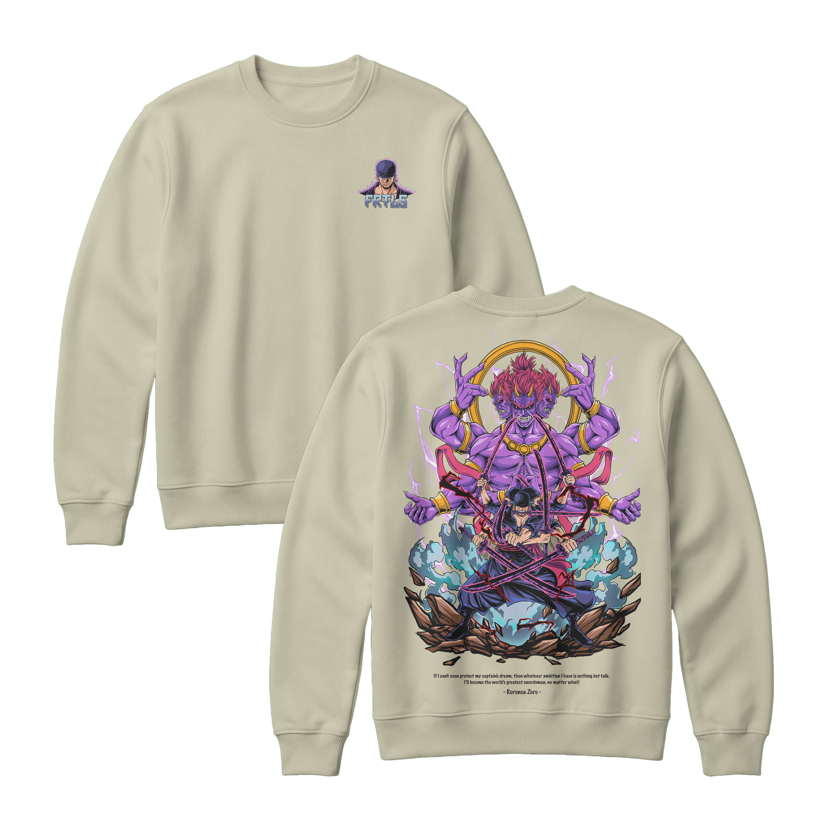 Anime One Piece Roronoa Zoro Sweatshirt - RZM002