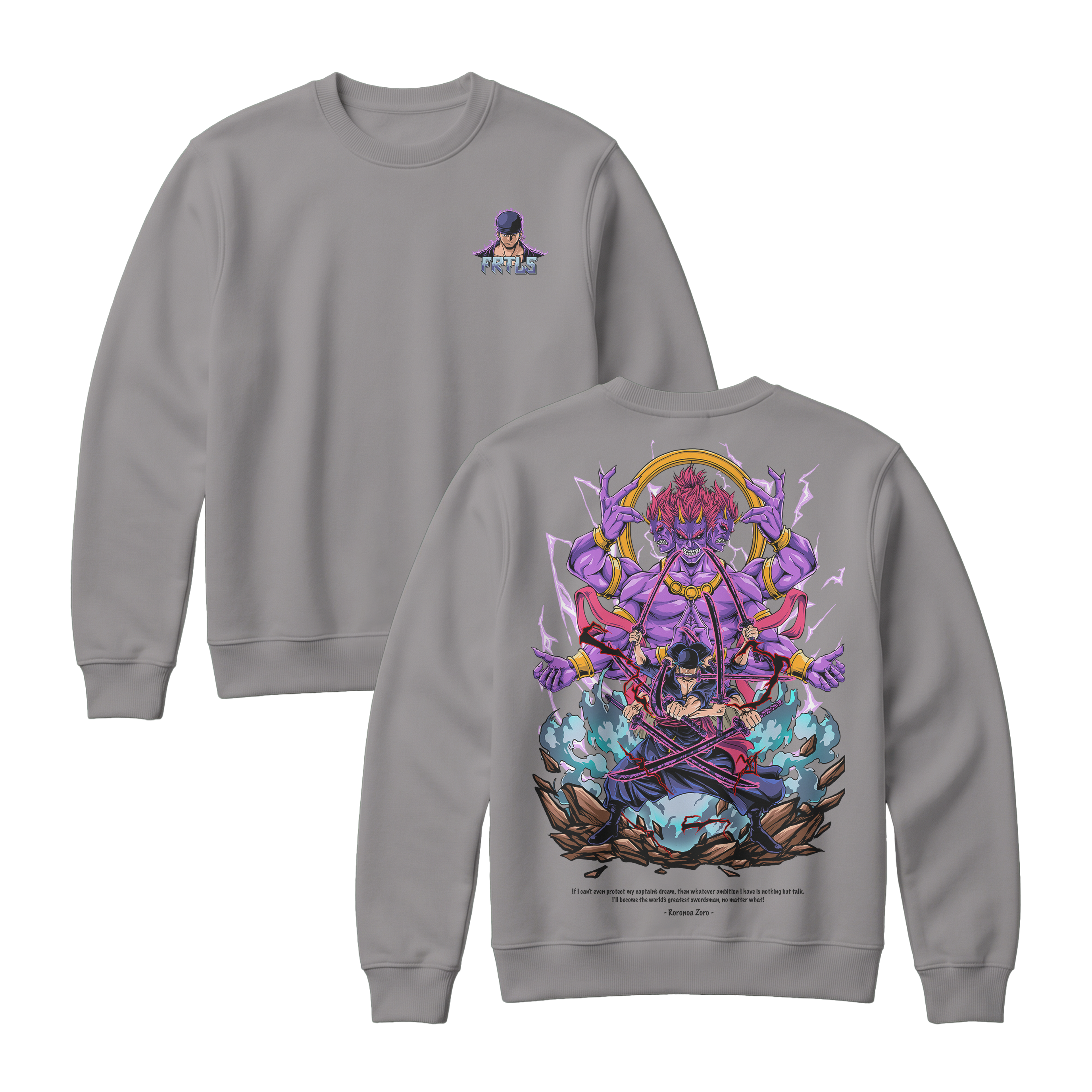 Anime One Piece Roronoa Zoro Sweatshirt - RZM002