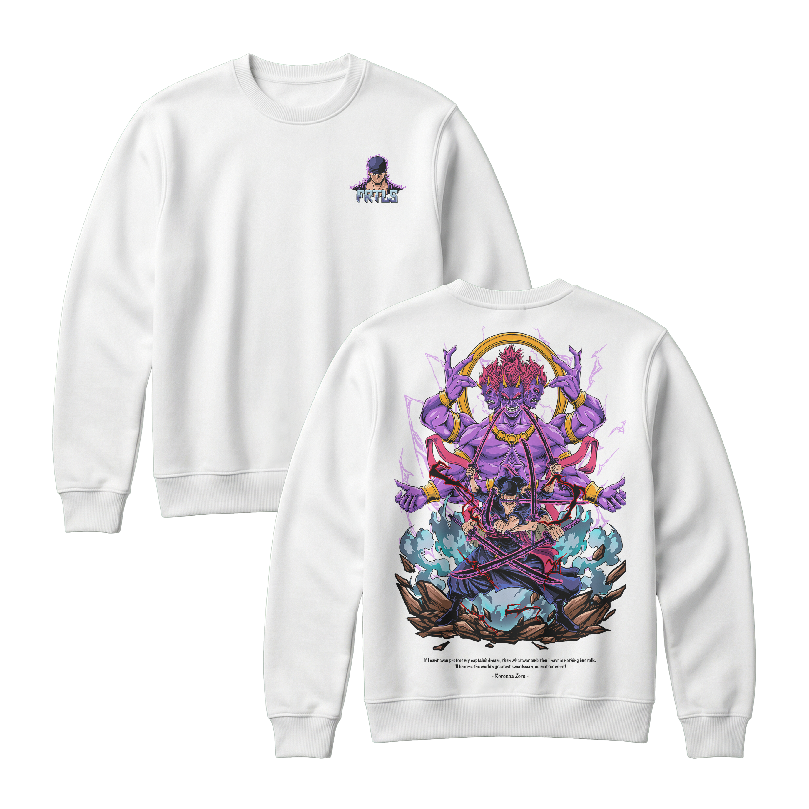 Anime One Piece Roronoa Zoro Sweatshirt - RZM002