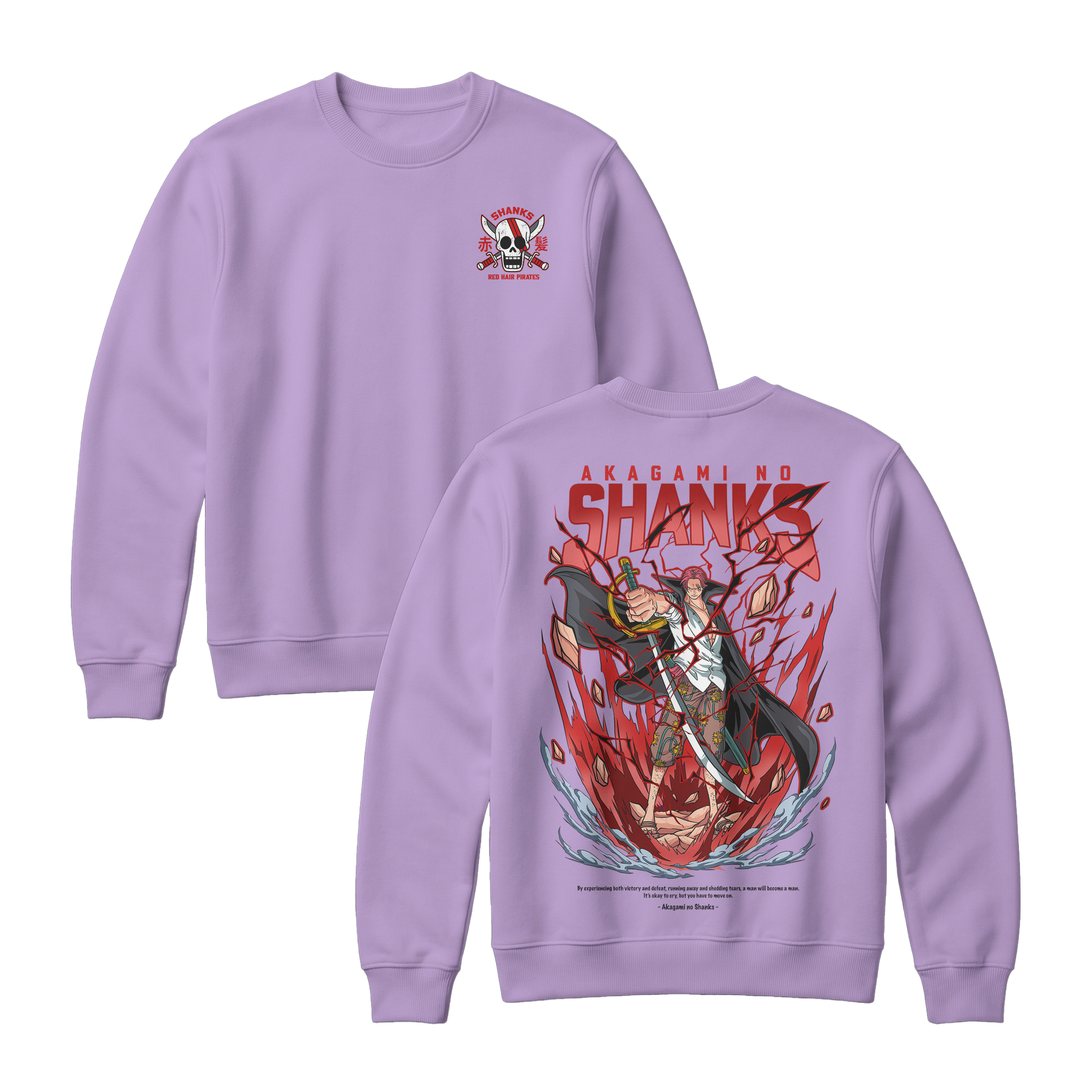Anime One Piece Akagami no Shanks Sweatshirt - RZM003