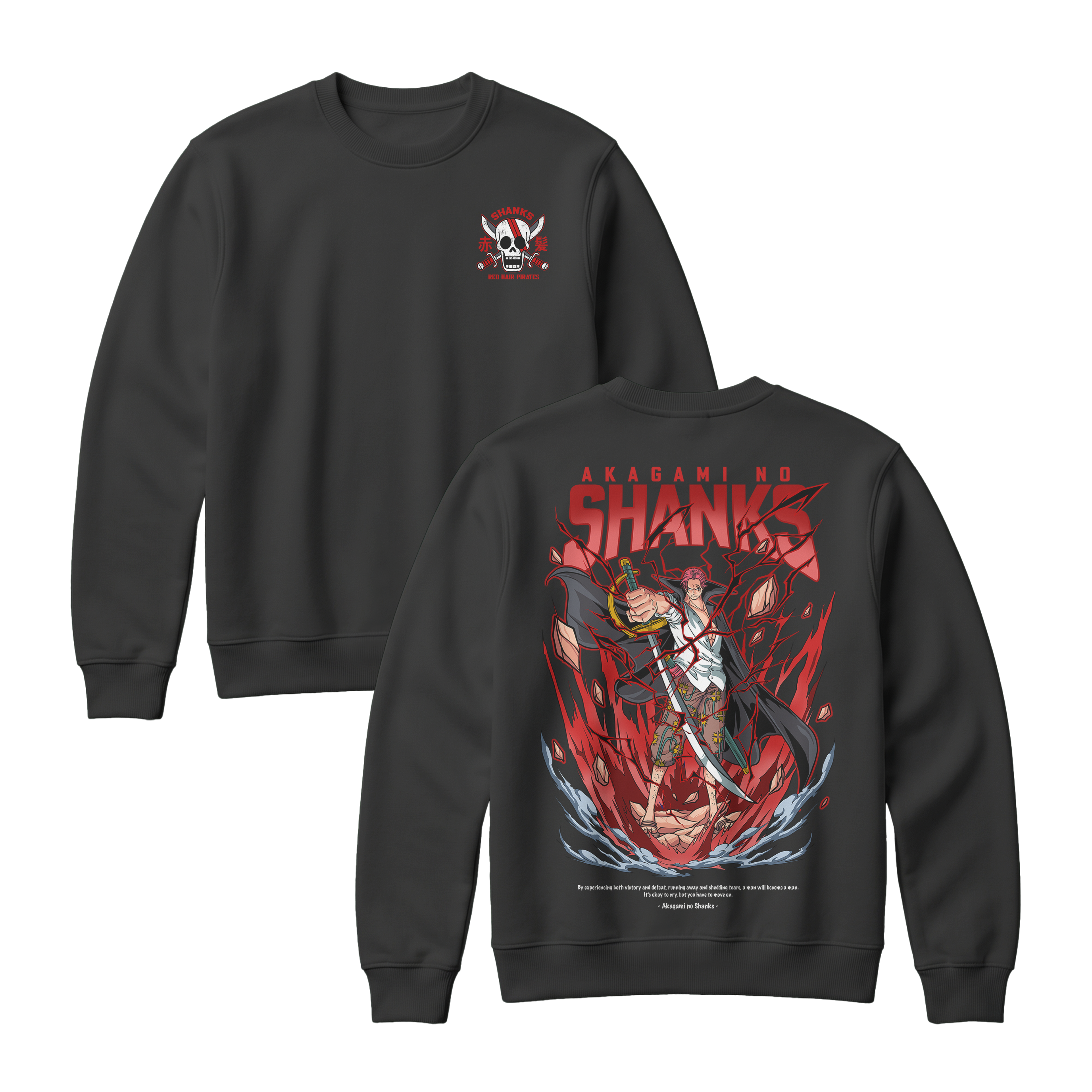 Anime One Piece Akagami no Shanks Sweatshirt - RZM003