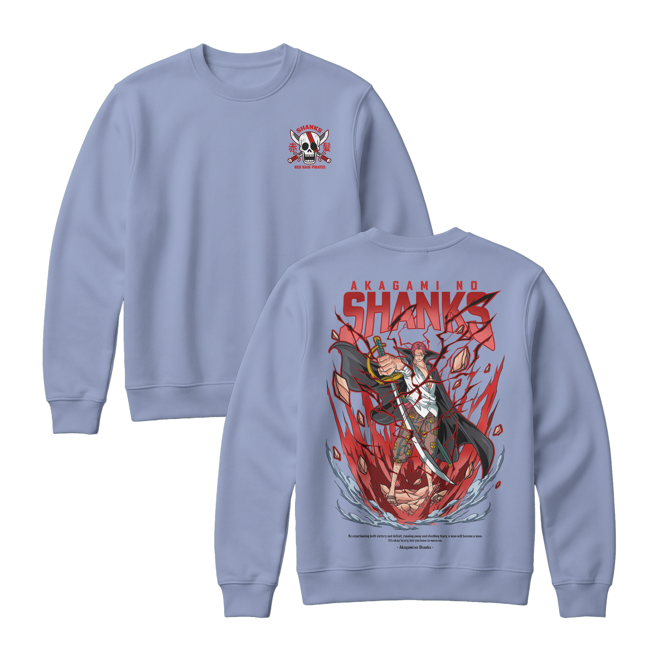 Anime One Piece Akagami no Shanks Sweatshirt - RZM003