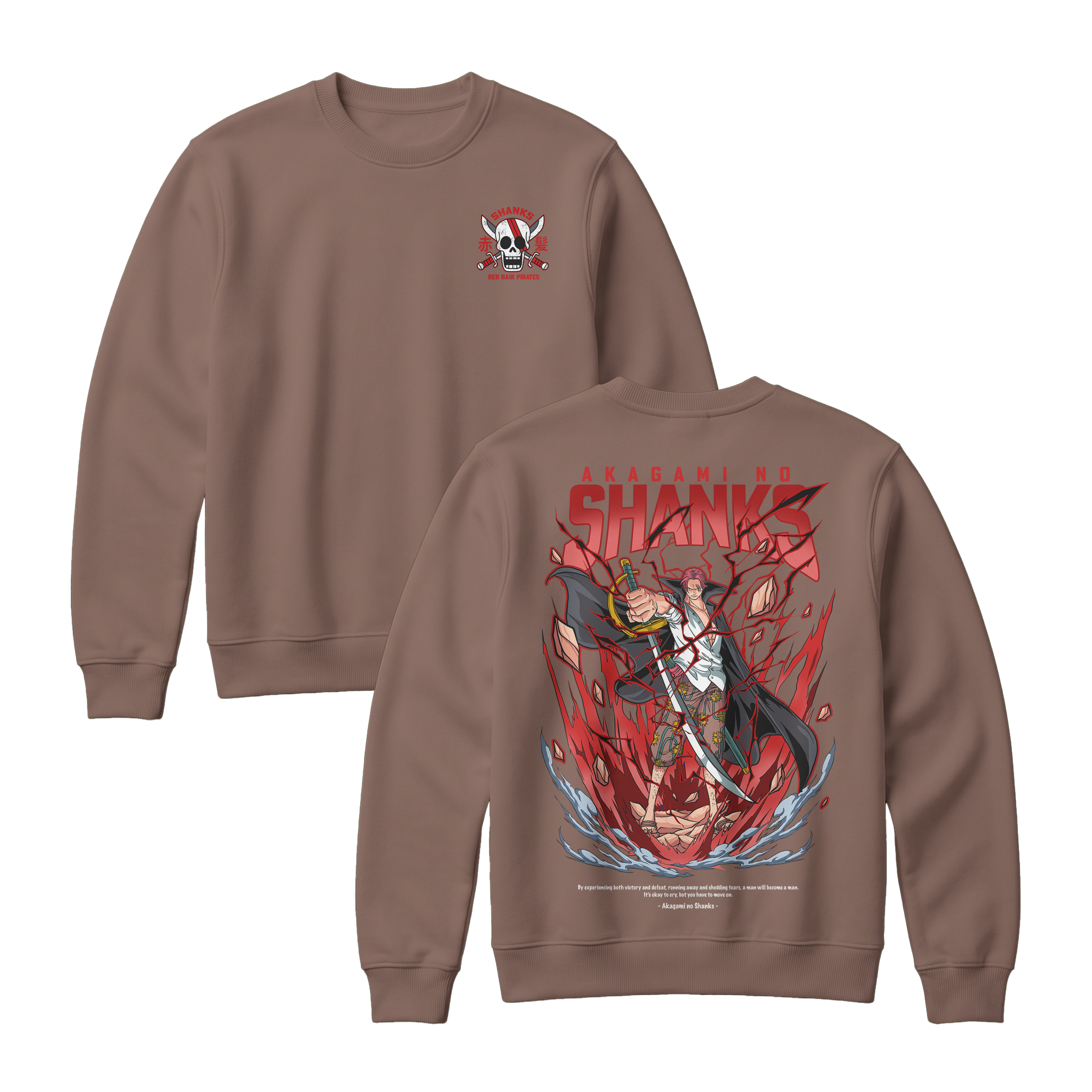 Anime One Piece Akagami no Shanks Sweatshirt - RZM003