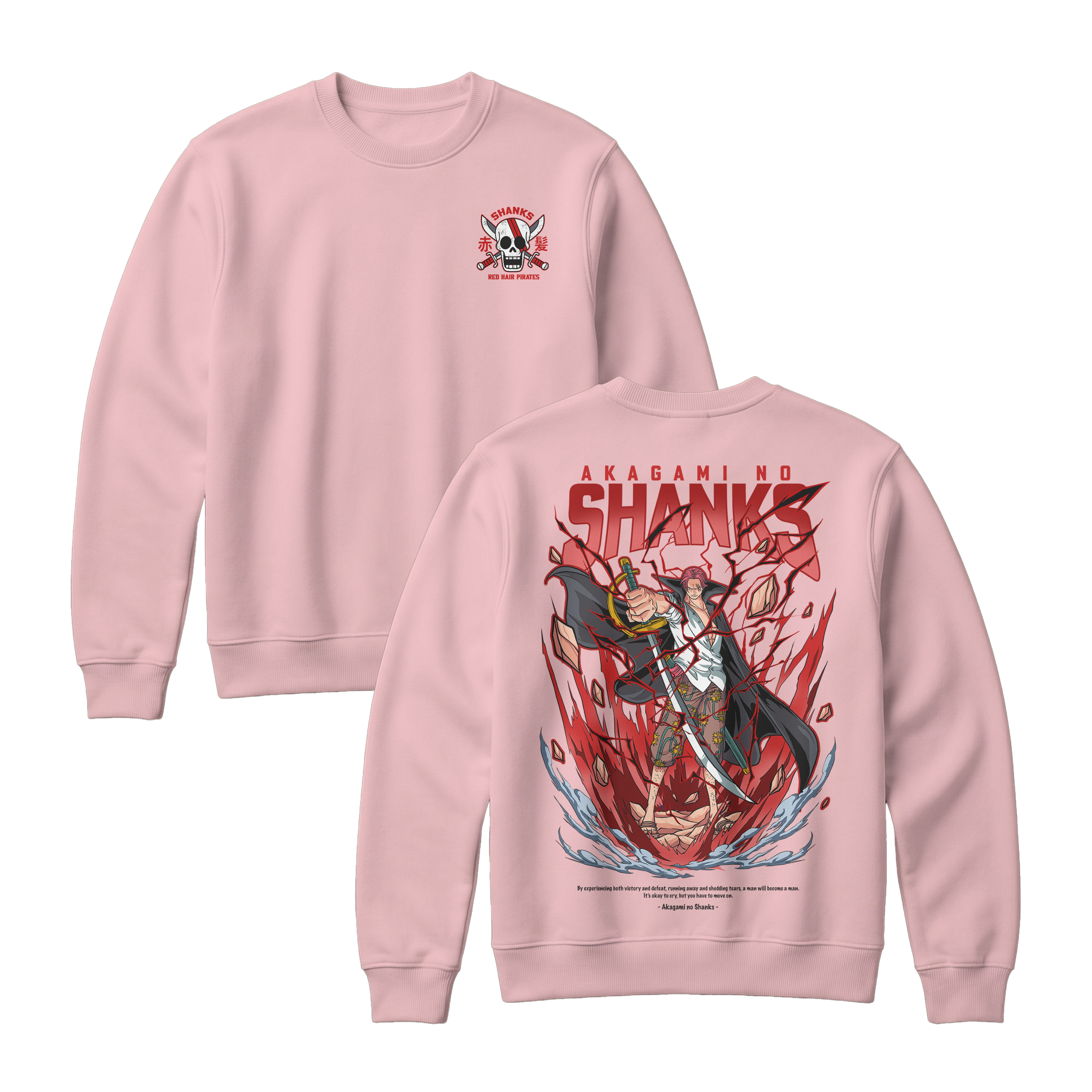 Anime One Piece Akagami no Shanks Sweatshirt - RZM003
