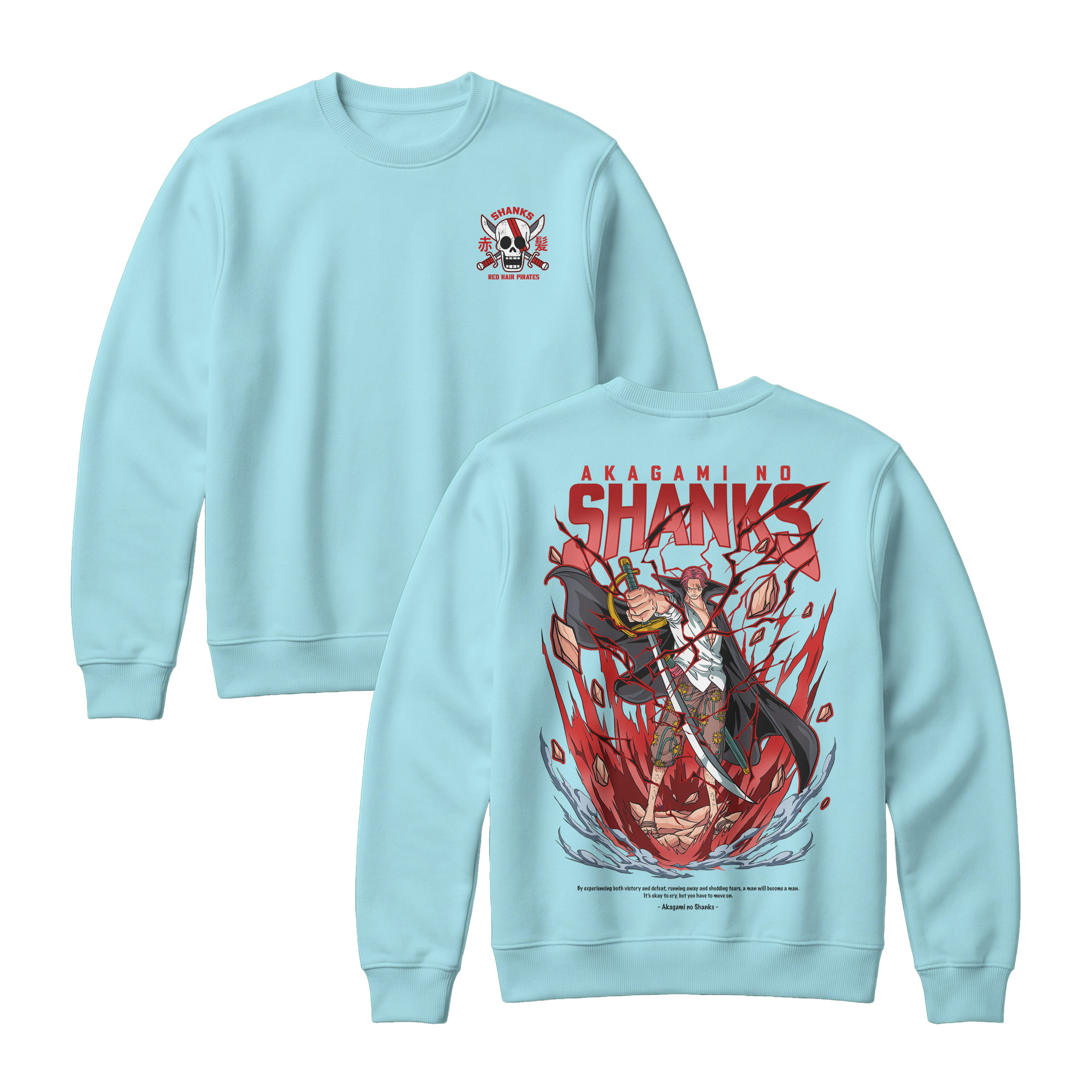 Anime One Piece Akagami no Shanks Sweatshirt - RZM003