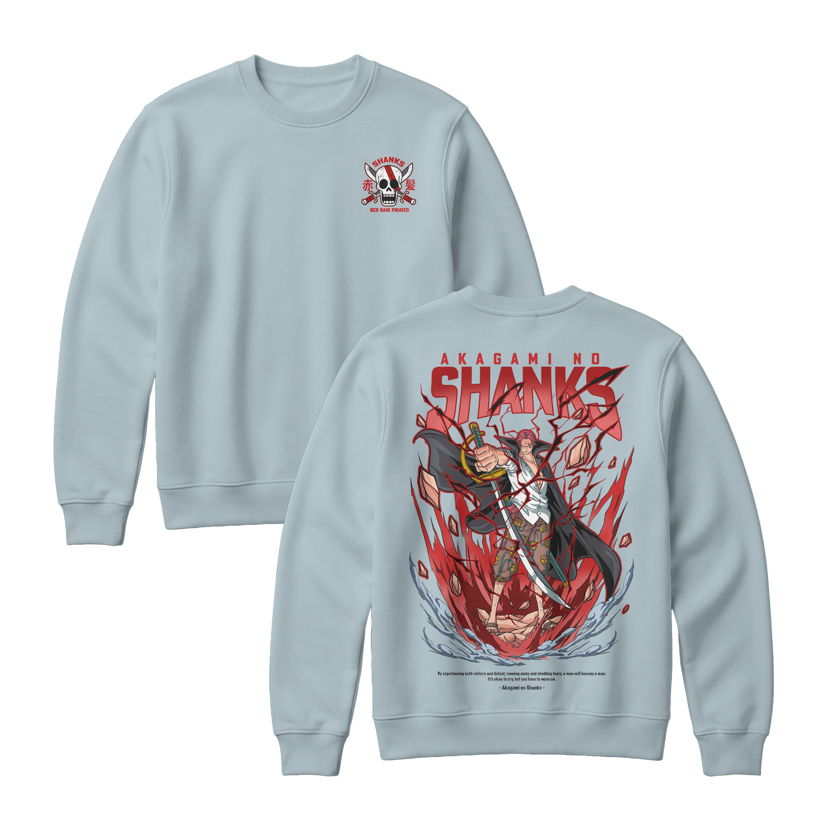 Anime One Piece Akagami no Shanks Sweatshirt - RZM003