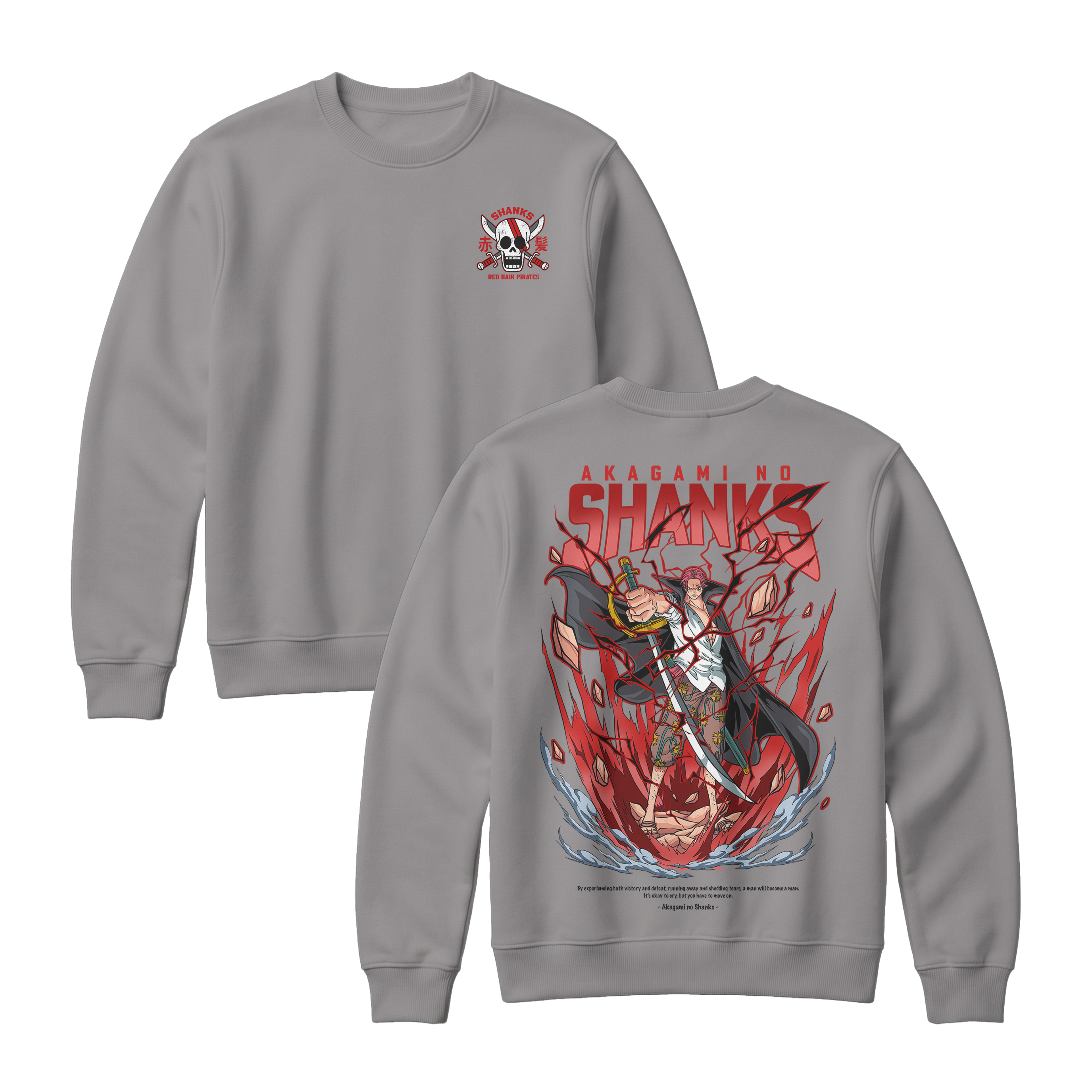 Anime One Piece Akagami no Shanks Sweatshirt - RZM003