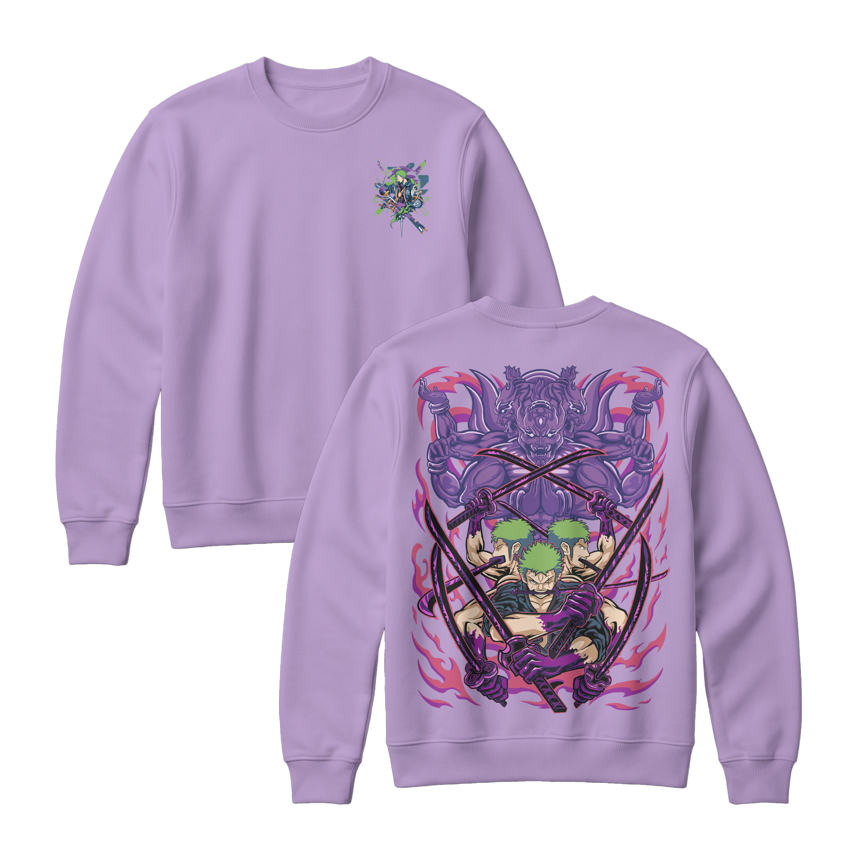 Anime One Piece Roronoa Zoro Sweatshirt - RZM004