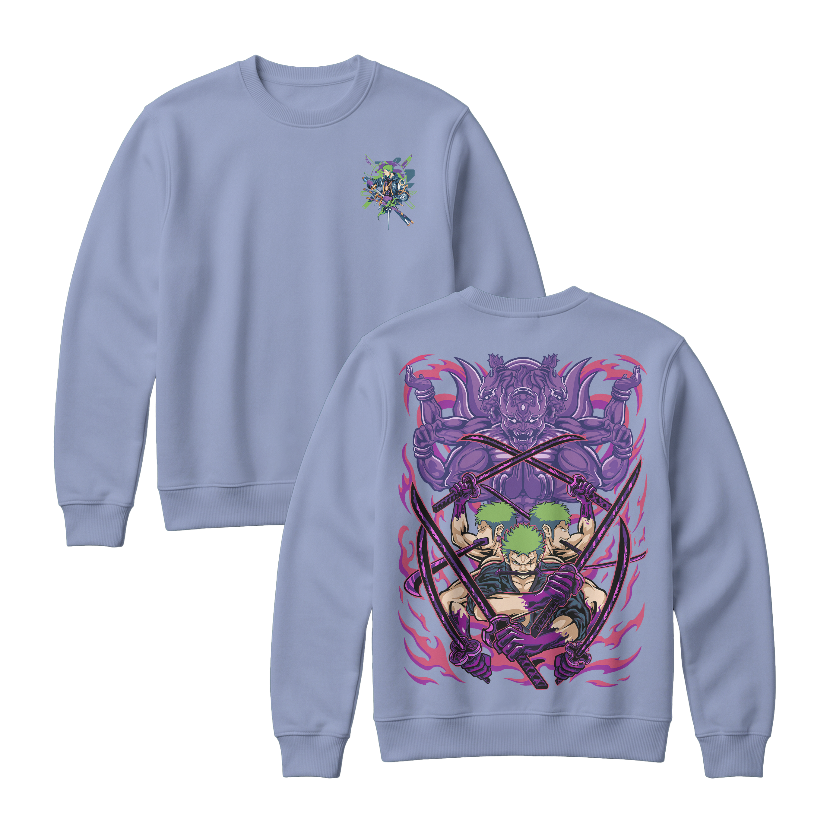 Anime One Piece Roronoa Zoro Sweatshirt - RZM004