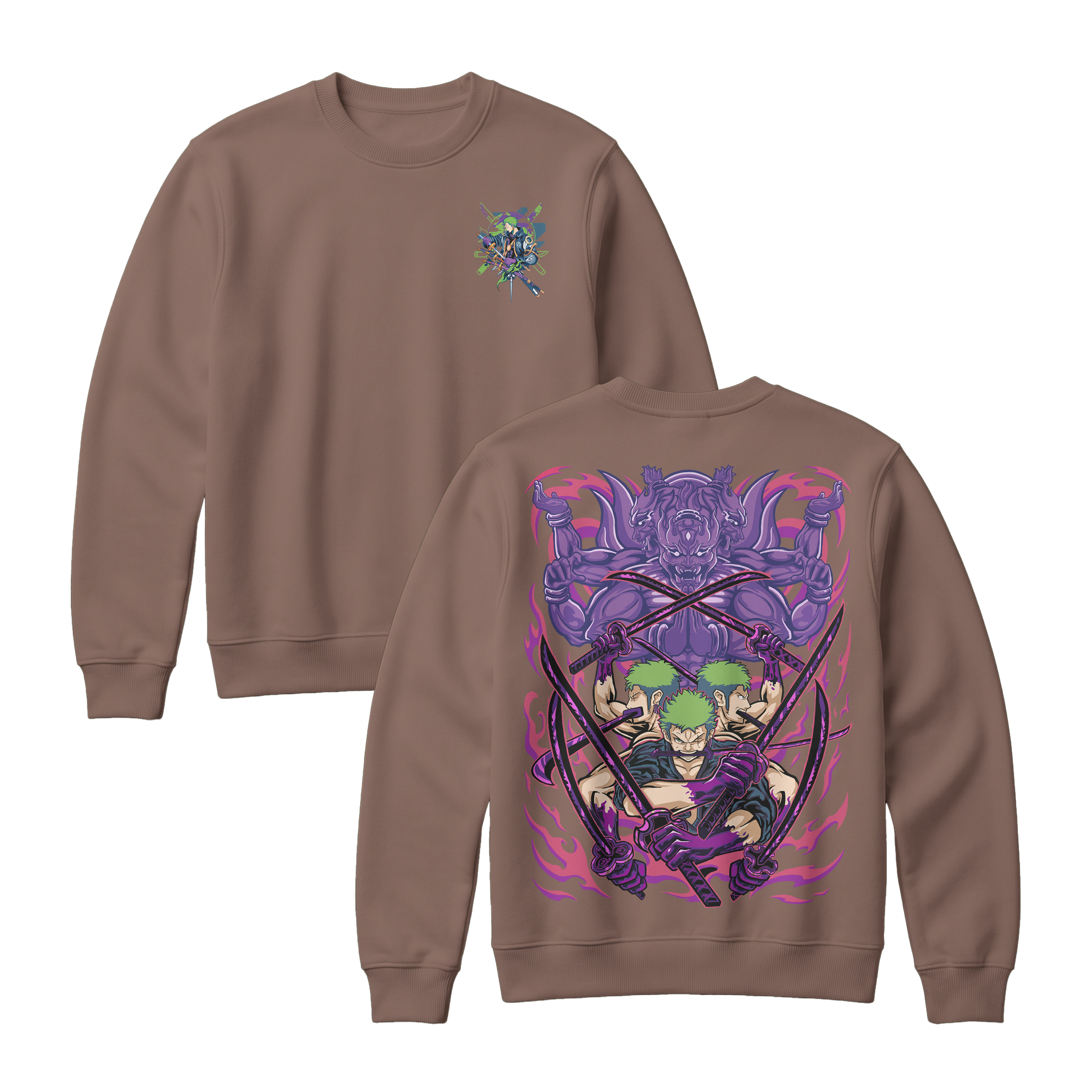Anime One Piece Roronoa Zoro Sweatshirt - RZM004