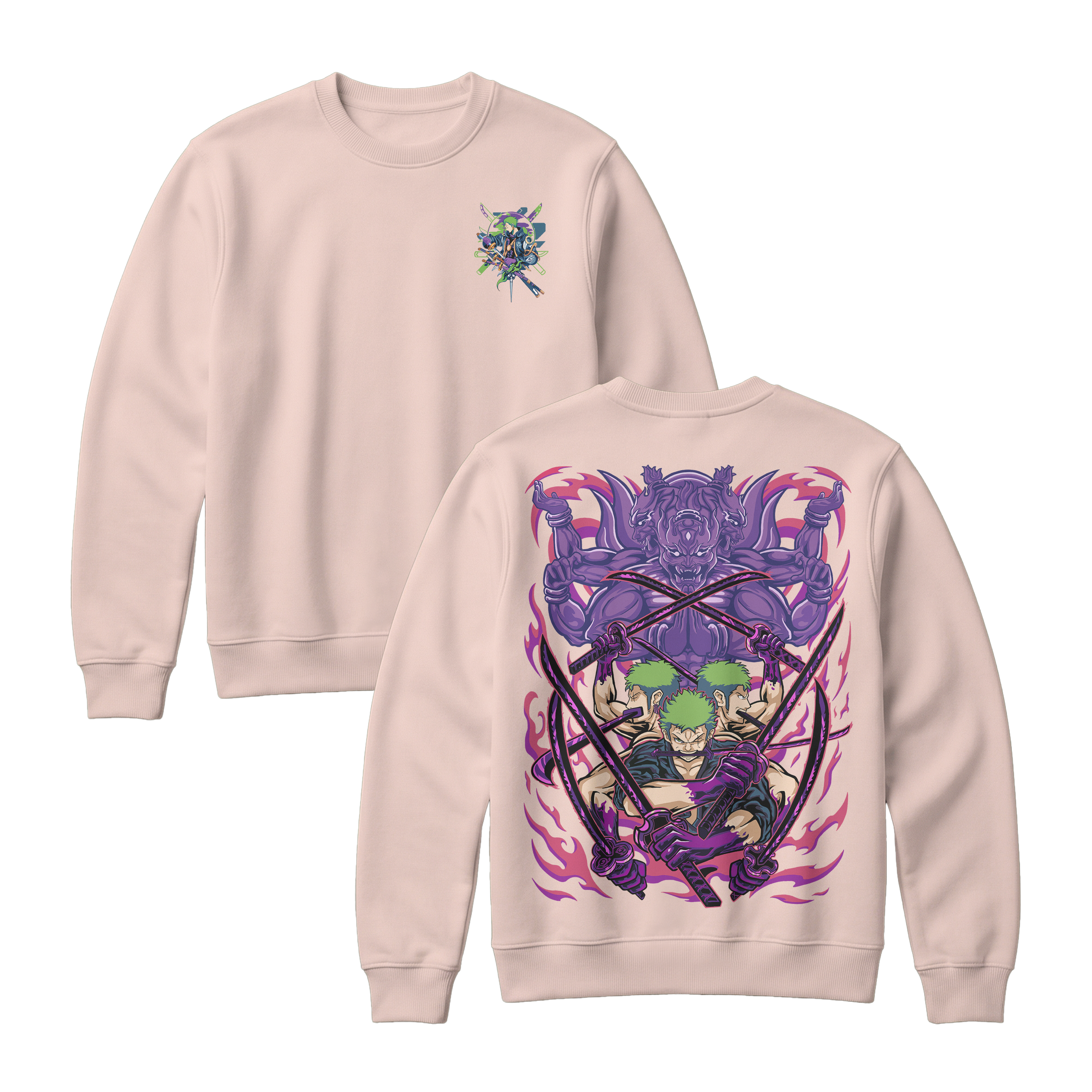 Anime One Piece Roronoa Zoro Sweatshirt - RZM004