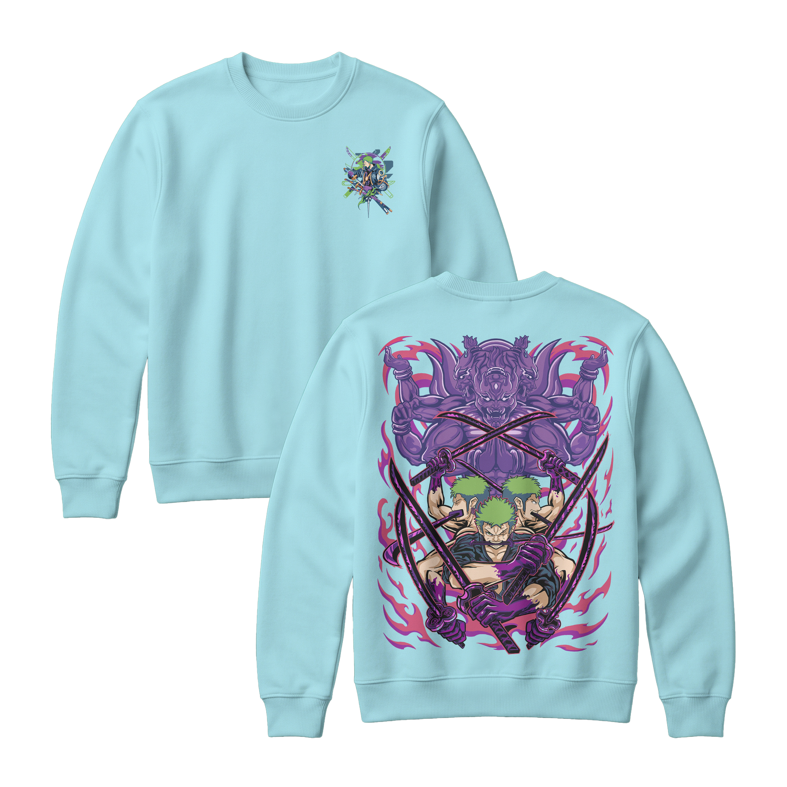 Anime One Piece Roronoa Zoro Sweatshirt - RZM004