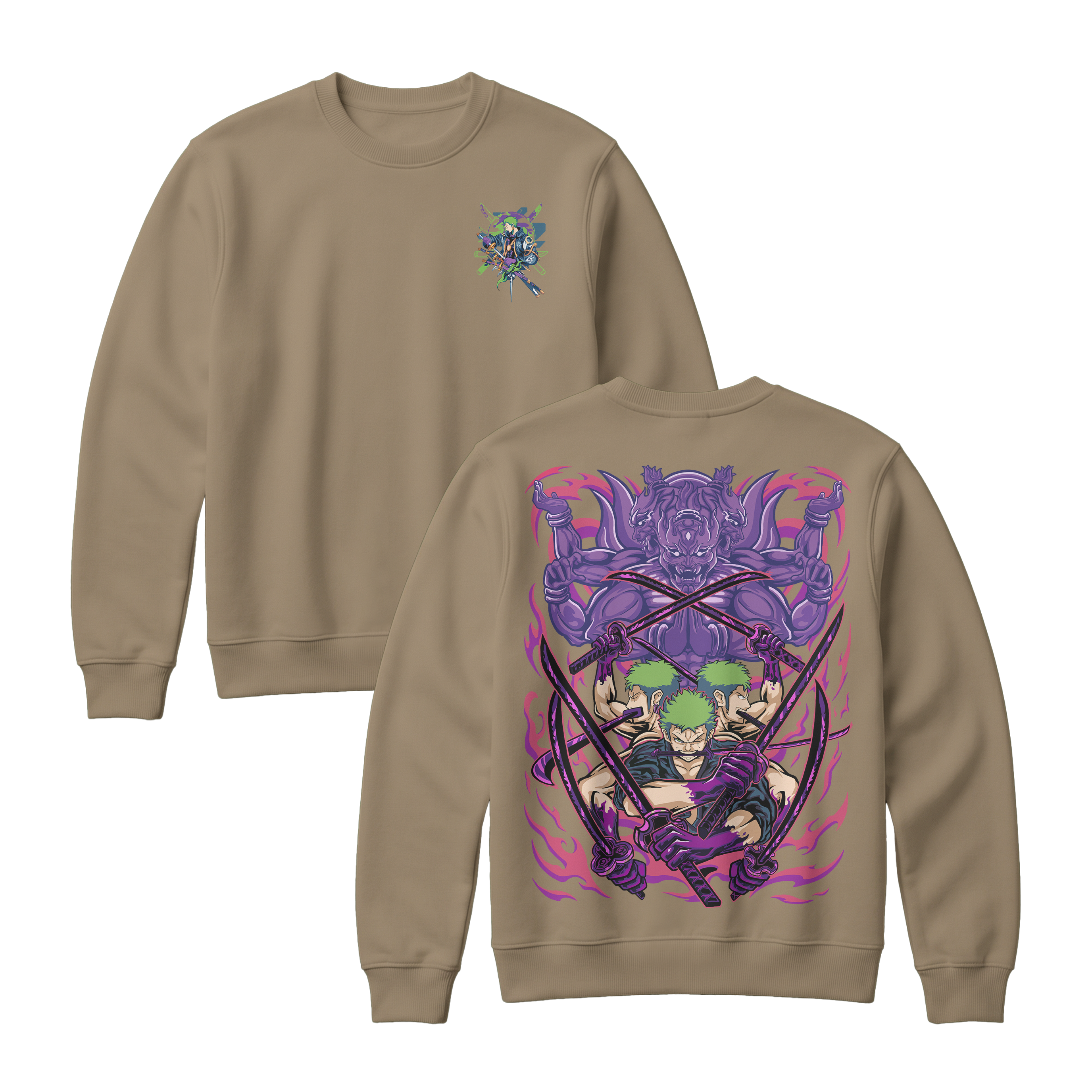 Anime One Piece Roronoa Zoro Sweatshirt - RZM004