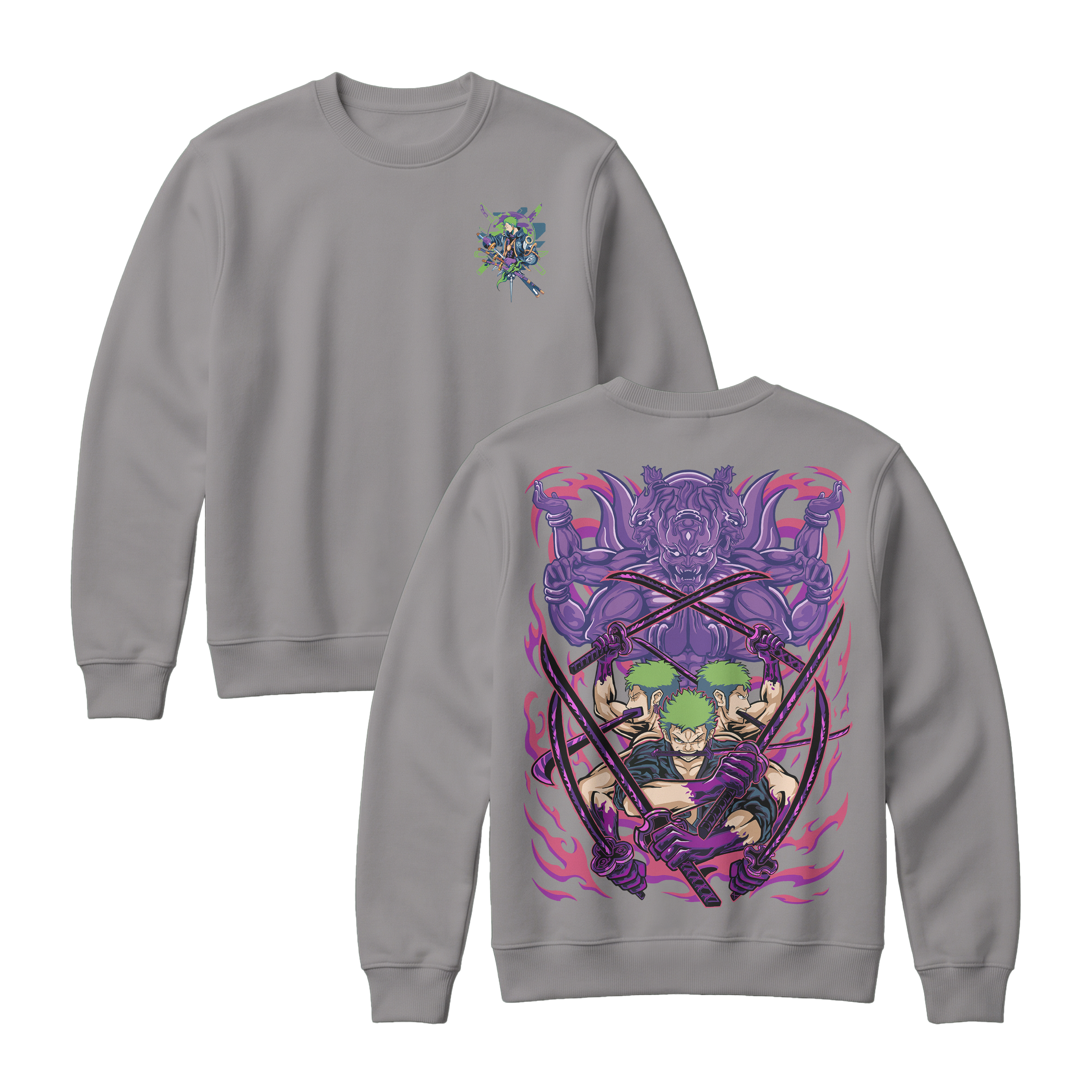Anime One Piece Roronoa Zoro Sweatshirt - RZM004