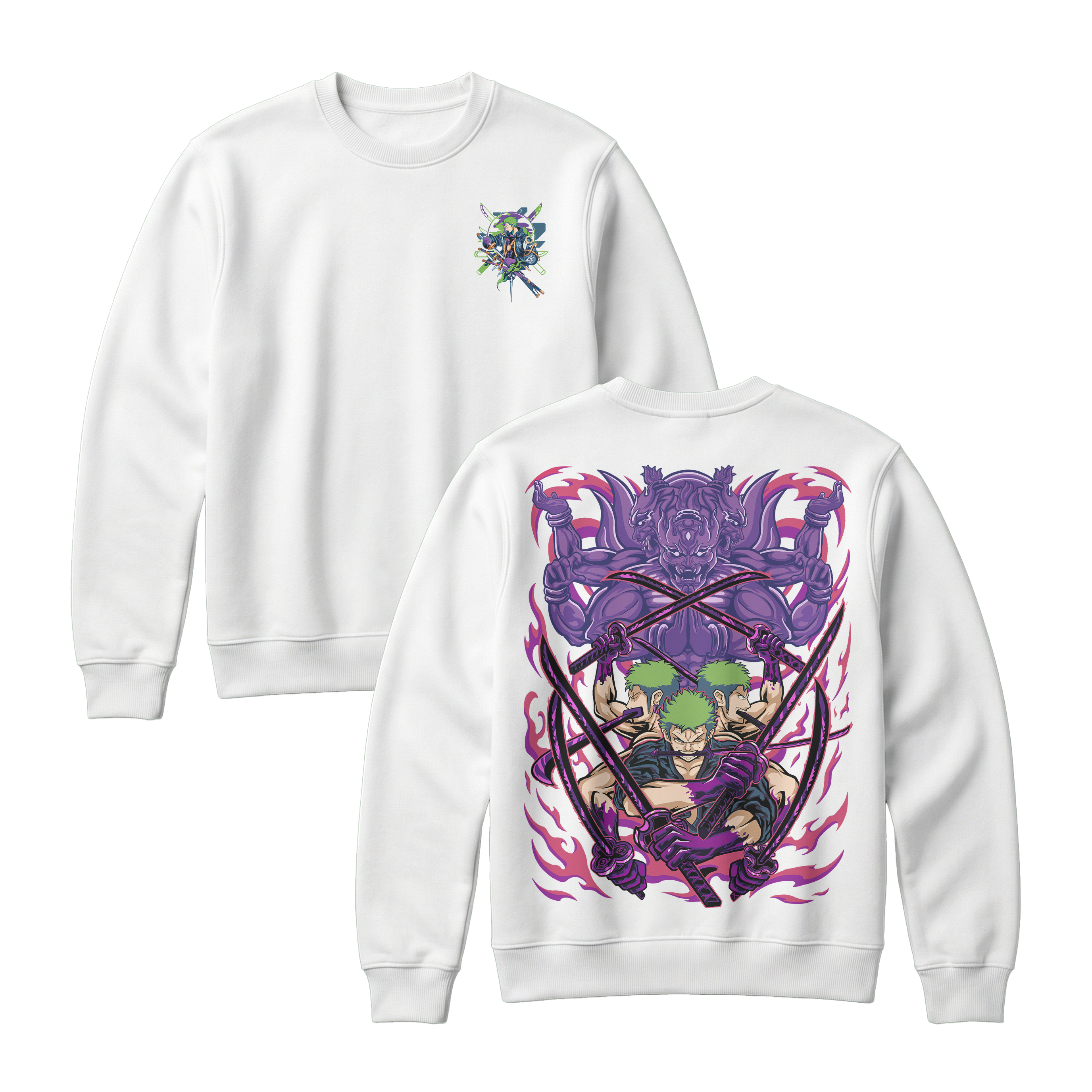 Anime One Piece Roronoa Zoro Sweatshirt - RZM004