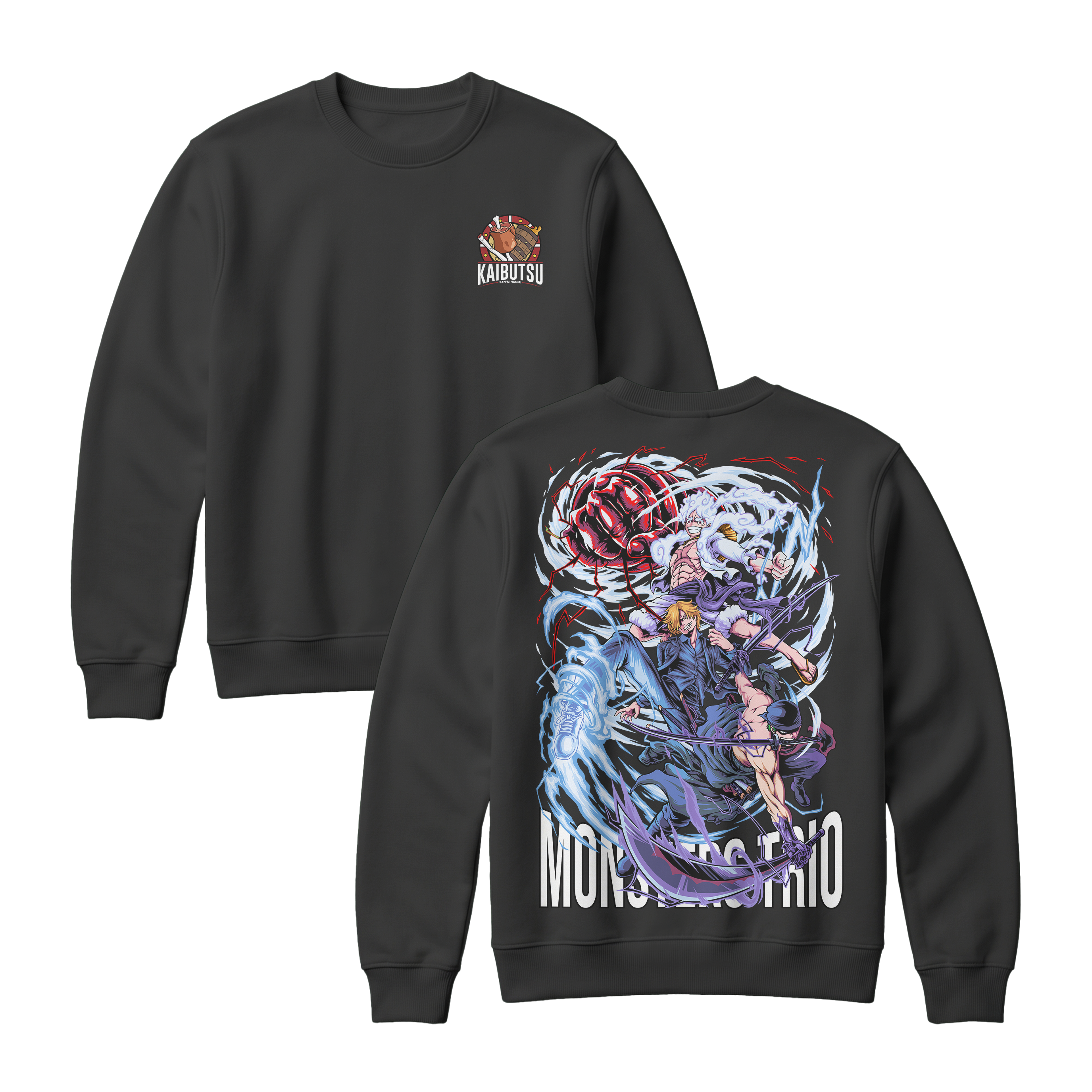 Anime One Piece Monster Trio Sweatshirt - RZM009