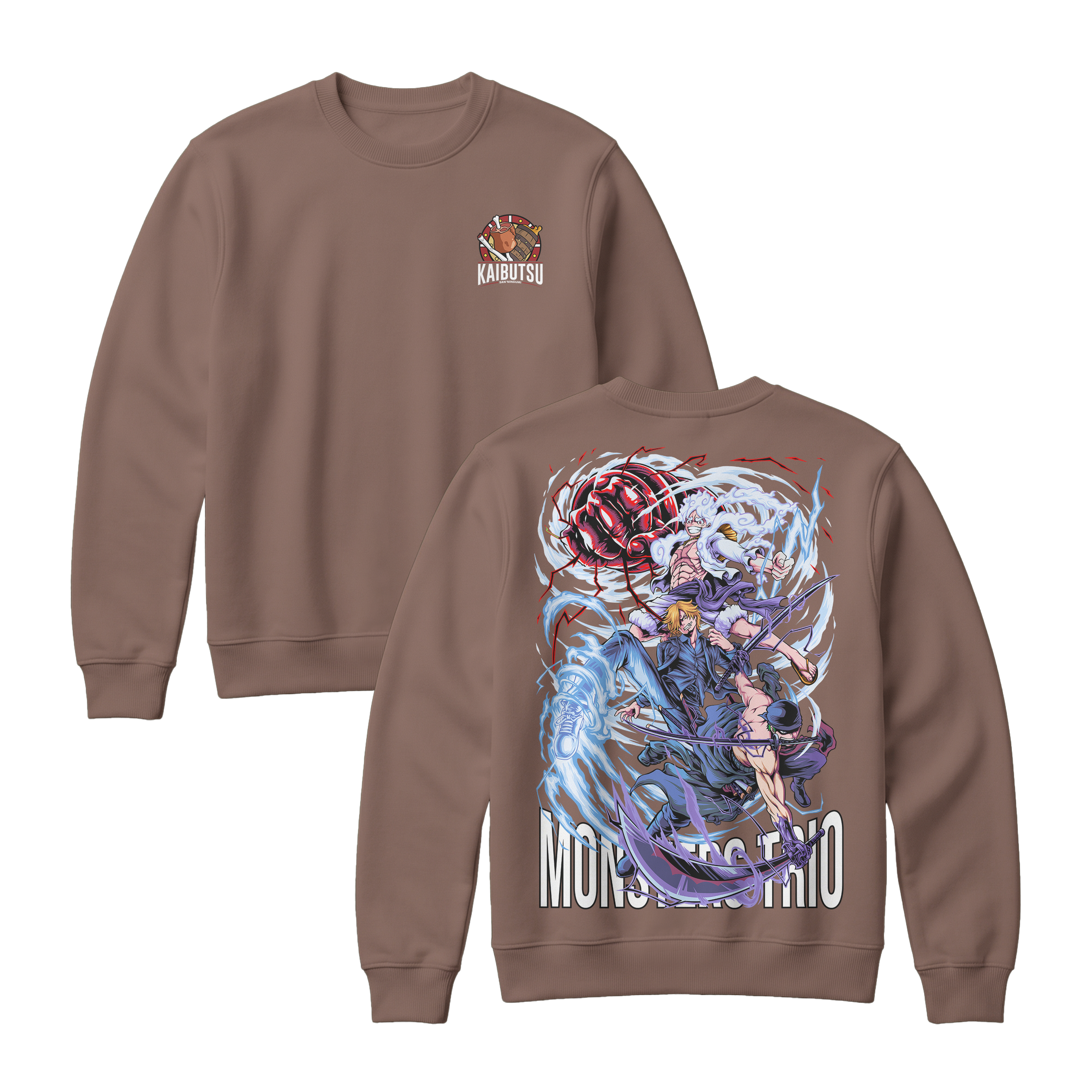 Anime One Piece Monster Trio Sweatshirt - RZM009