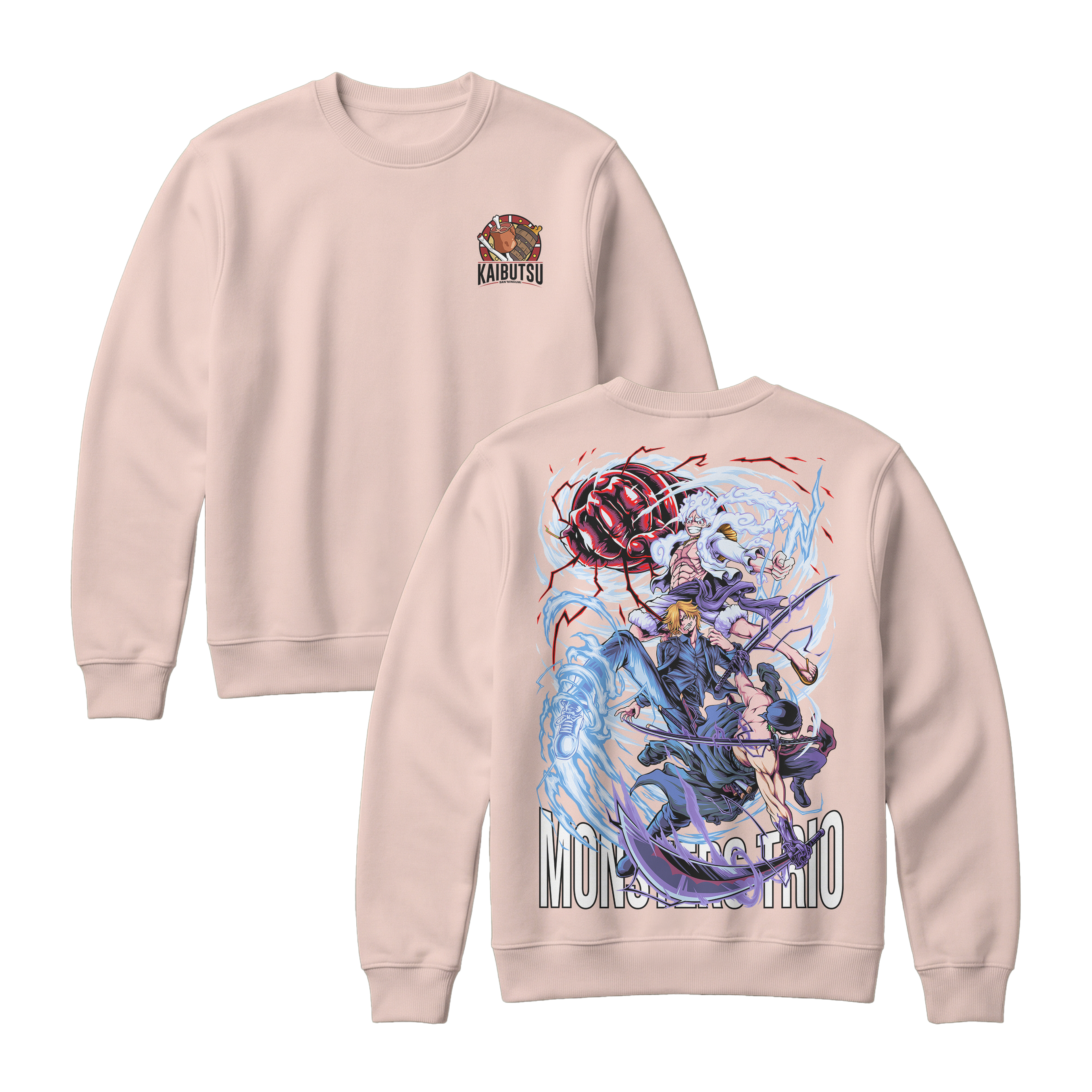 Anime One Piece Monster Trio Sweatshirt - RZM009