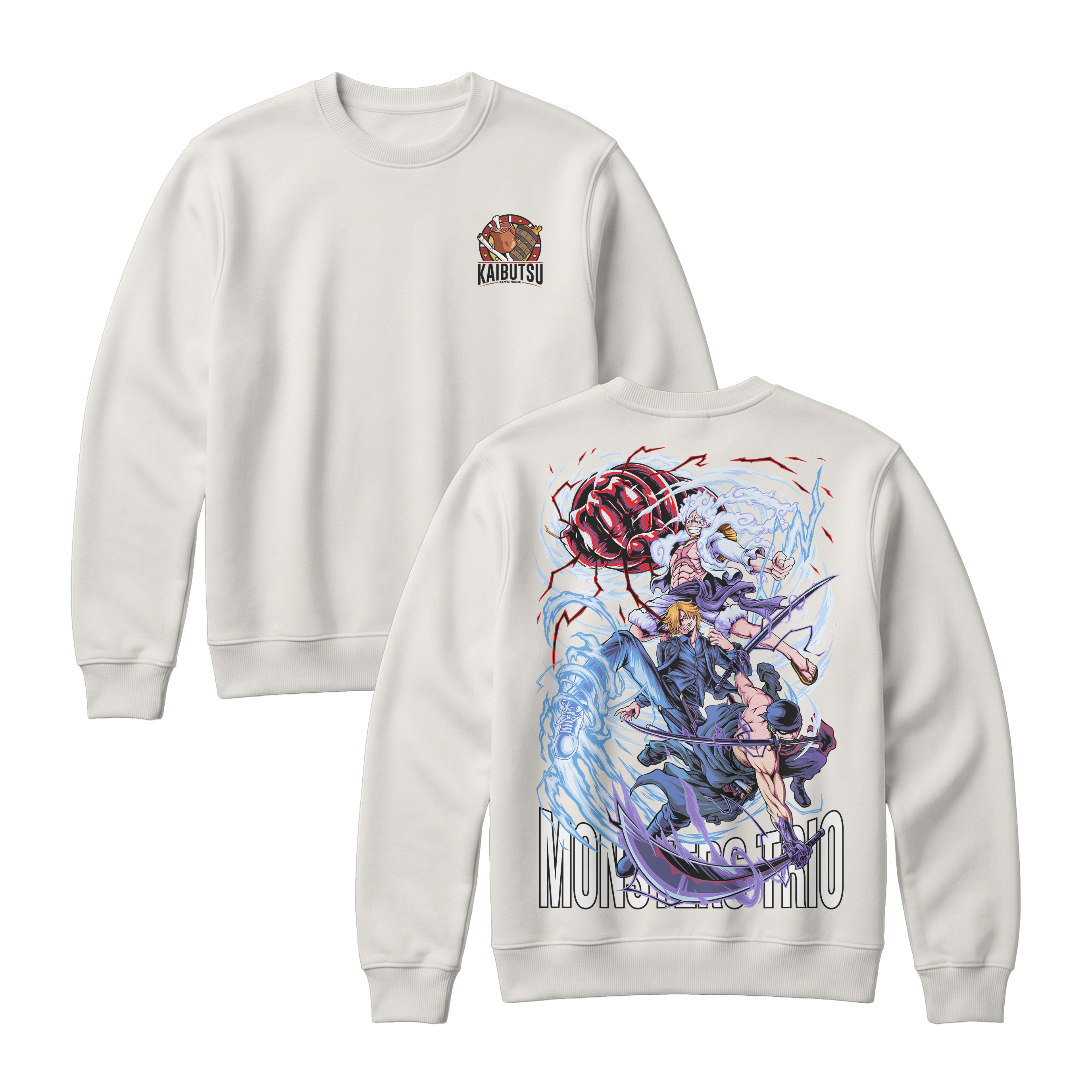 Anime One Piece Monster Trio Sweatshirt - RZM009