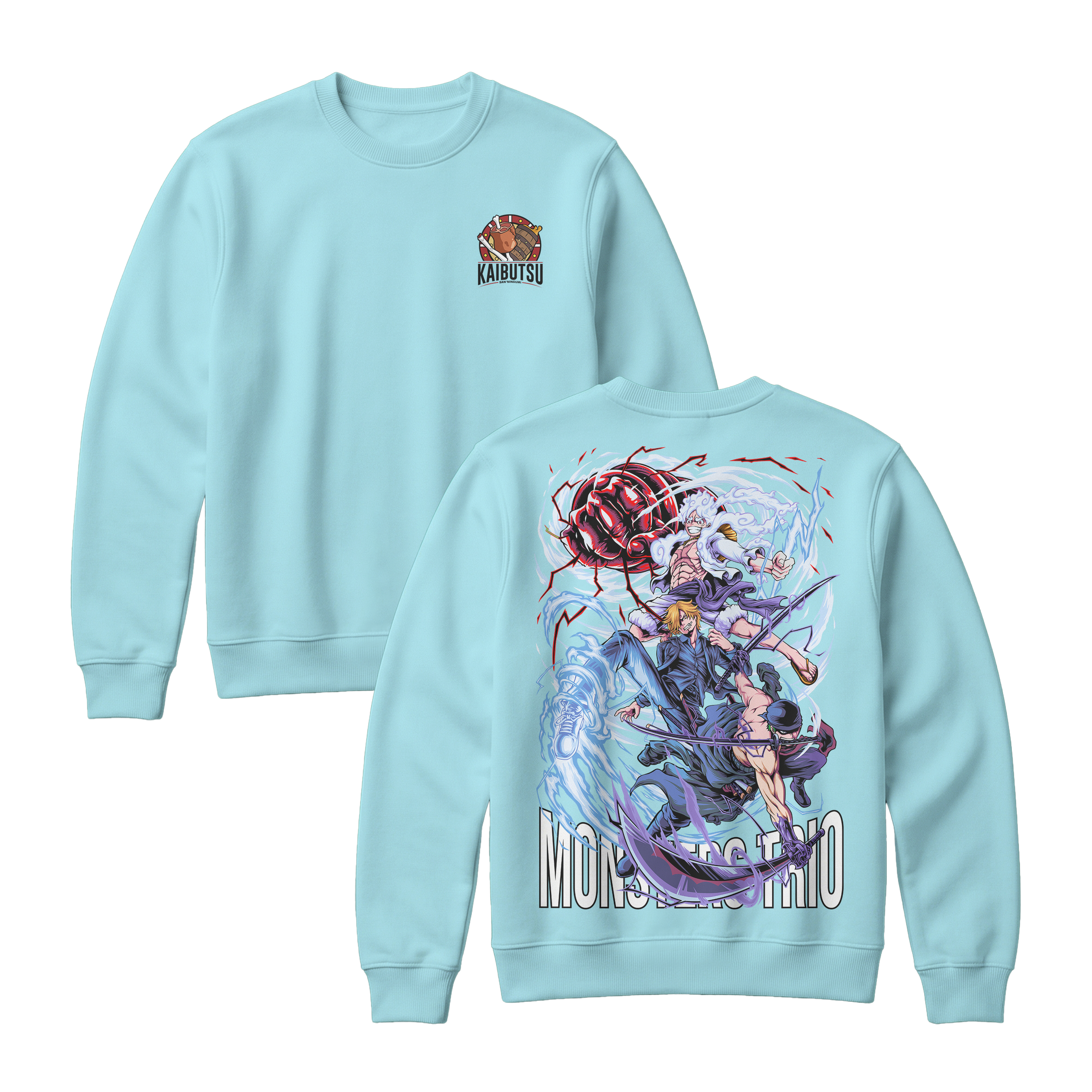 Anime One Piece Monster Trio Sweatshirt - RZM009