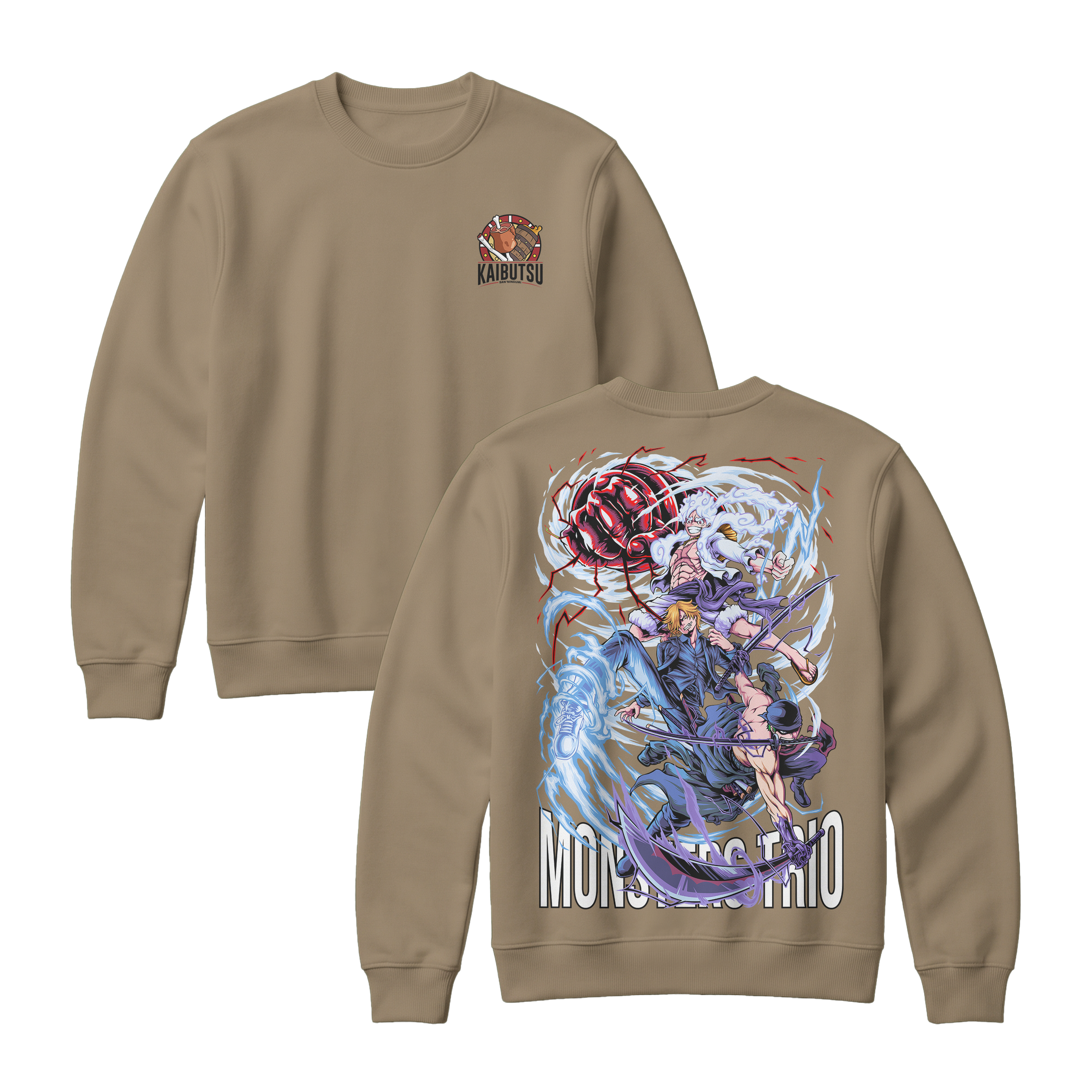 Anime One Piece Monster Trio Sweatshirt - RZM009