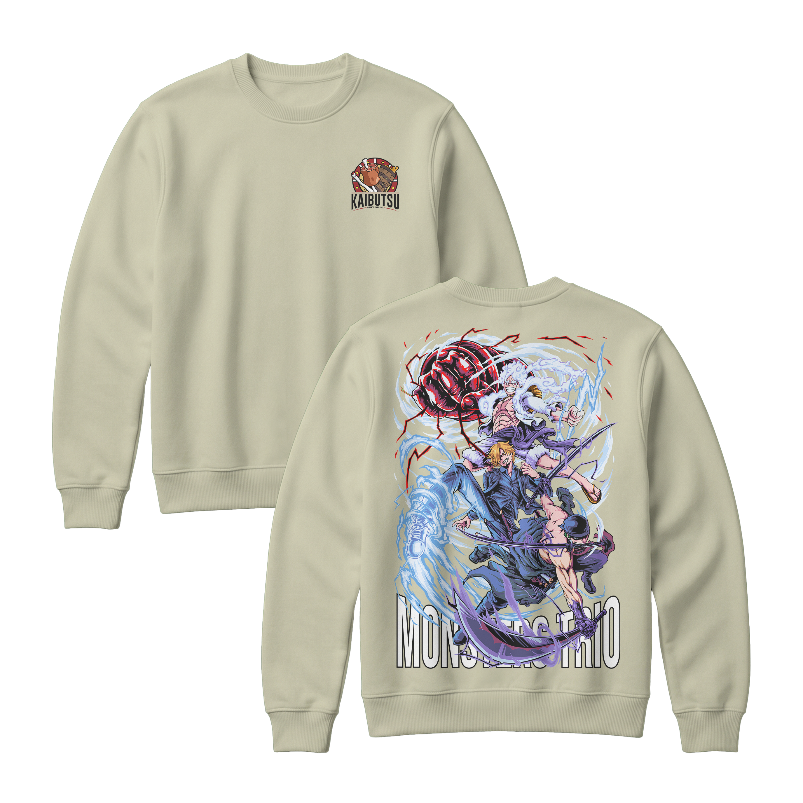 Anime One Piece Monster Trio Sweatshirt - RZM009
