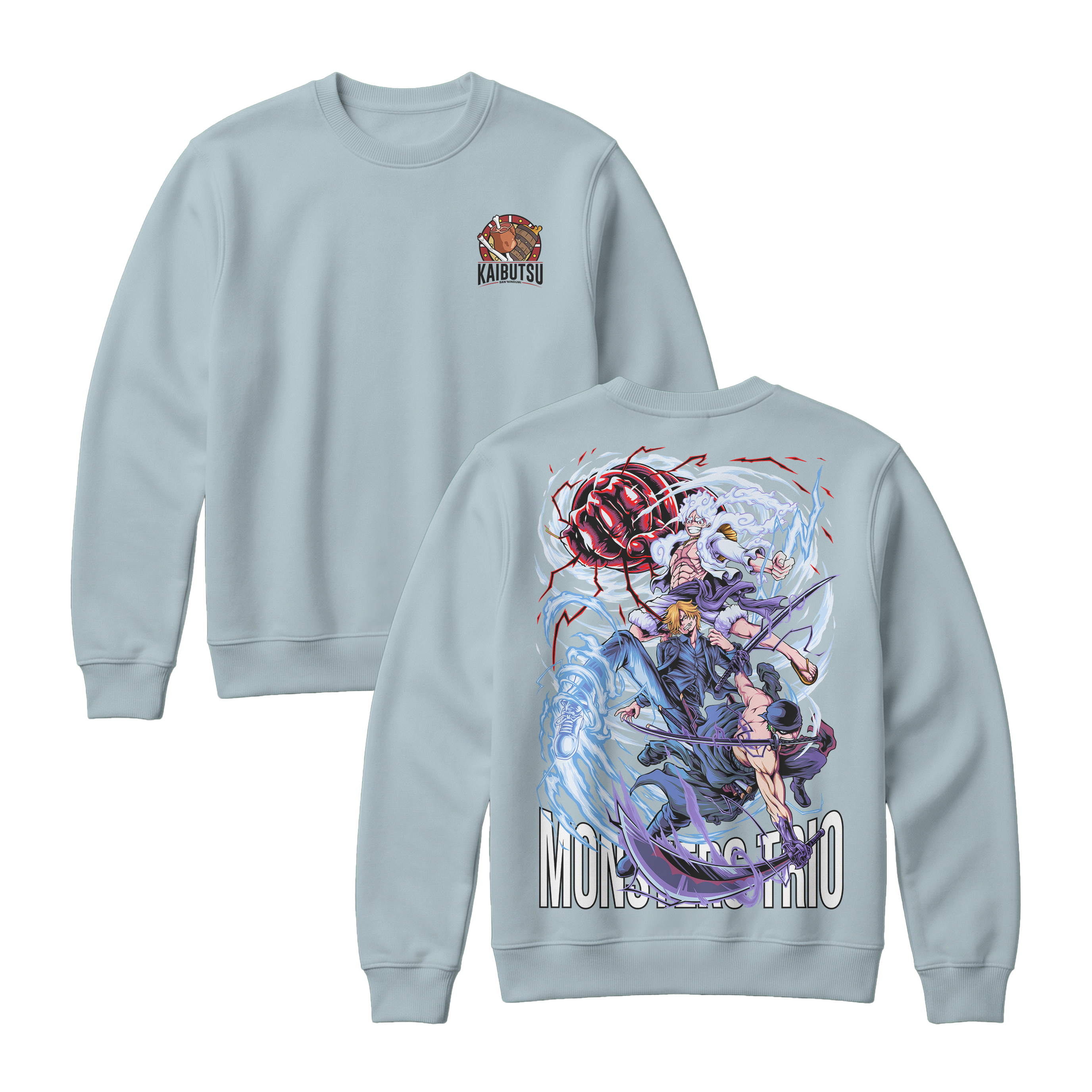 Anime One Piece Monster Trio Sweatshirt - RZM009