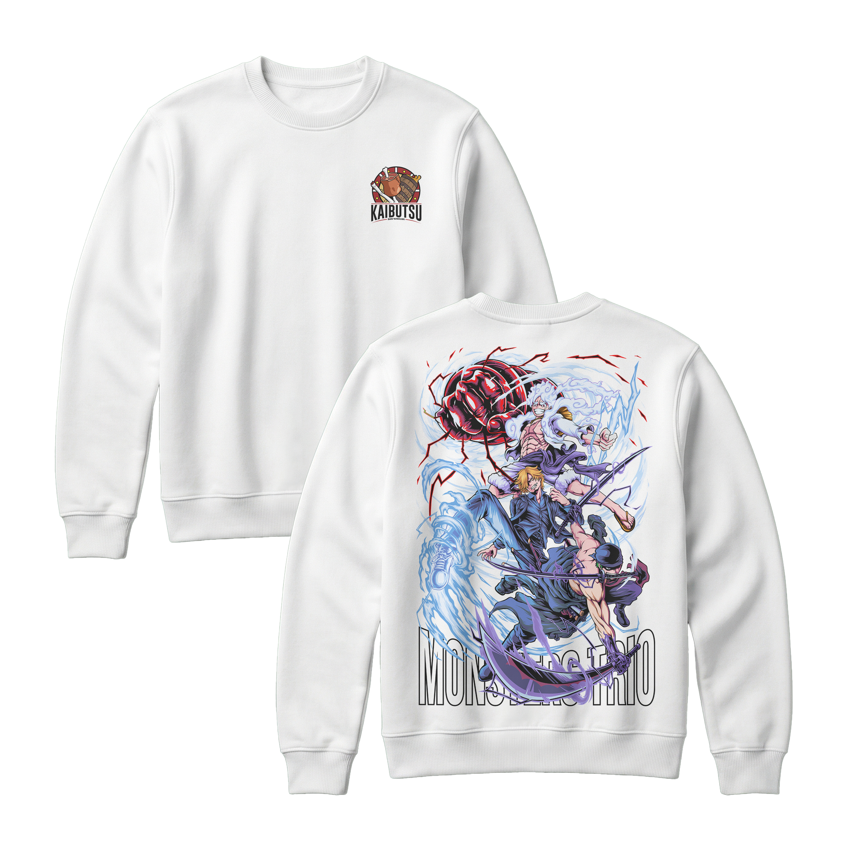 Anime One Piece Monster Trio Sweatshirt - RZM009