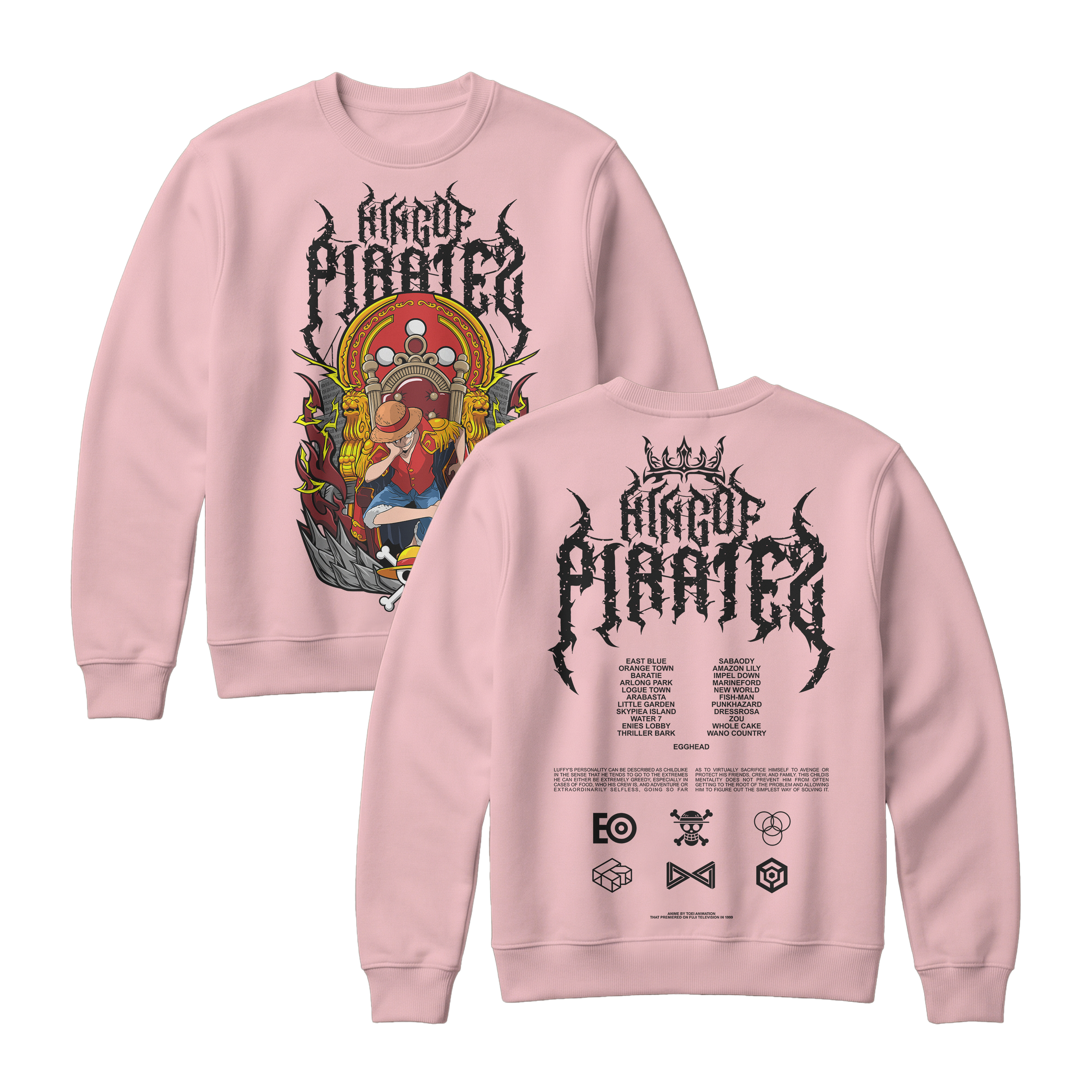 Anime One Piece Monkey D. Luffy King Of Pirates Sweatshirt - RZM019