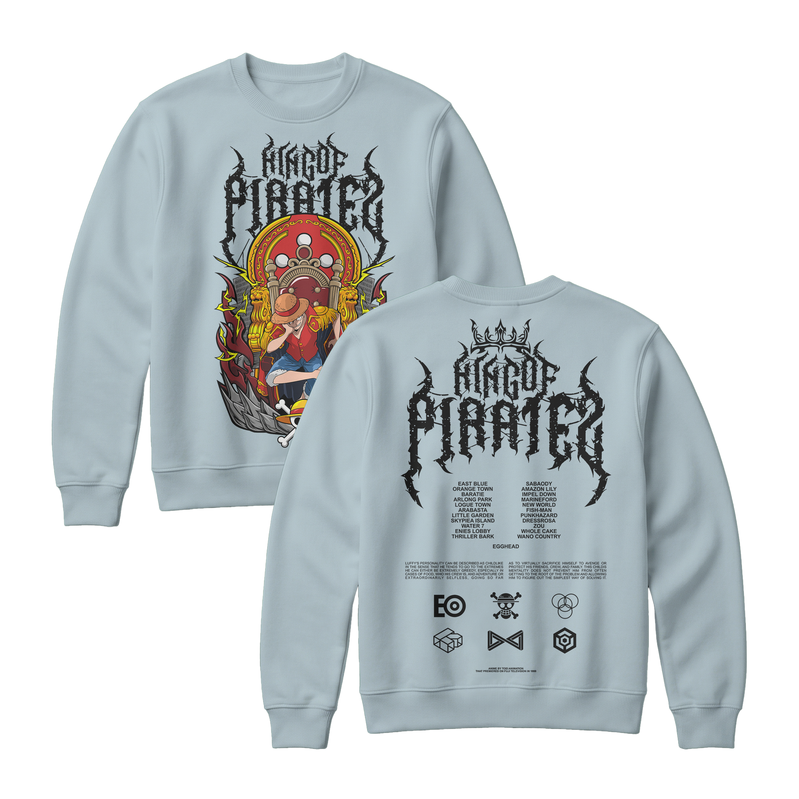 Anime One Piece Monkey D. Luffy King Of Pirates Sweatshirt - RZM019