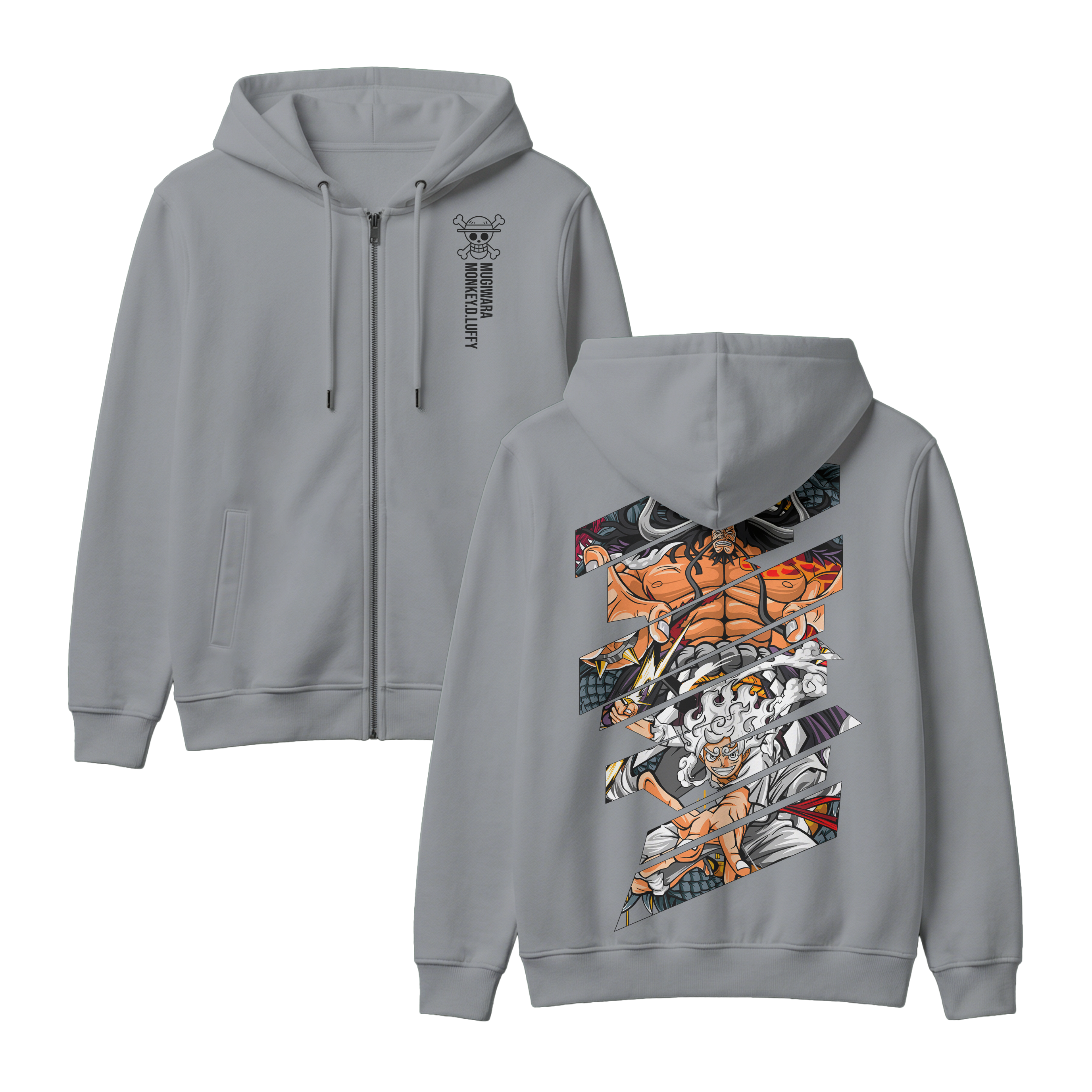 Anime One Piece Monkey D. Luffy Zip-up Hoodie - RZM005