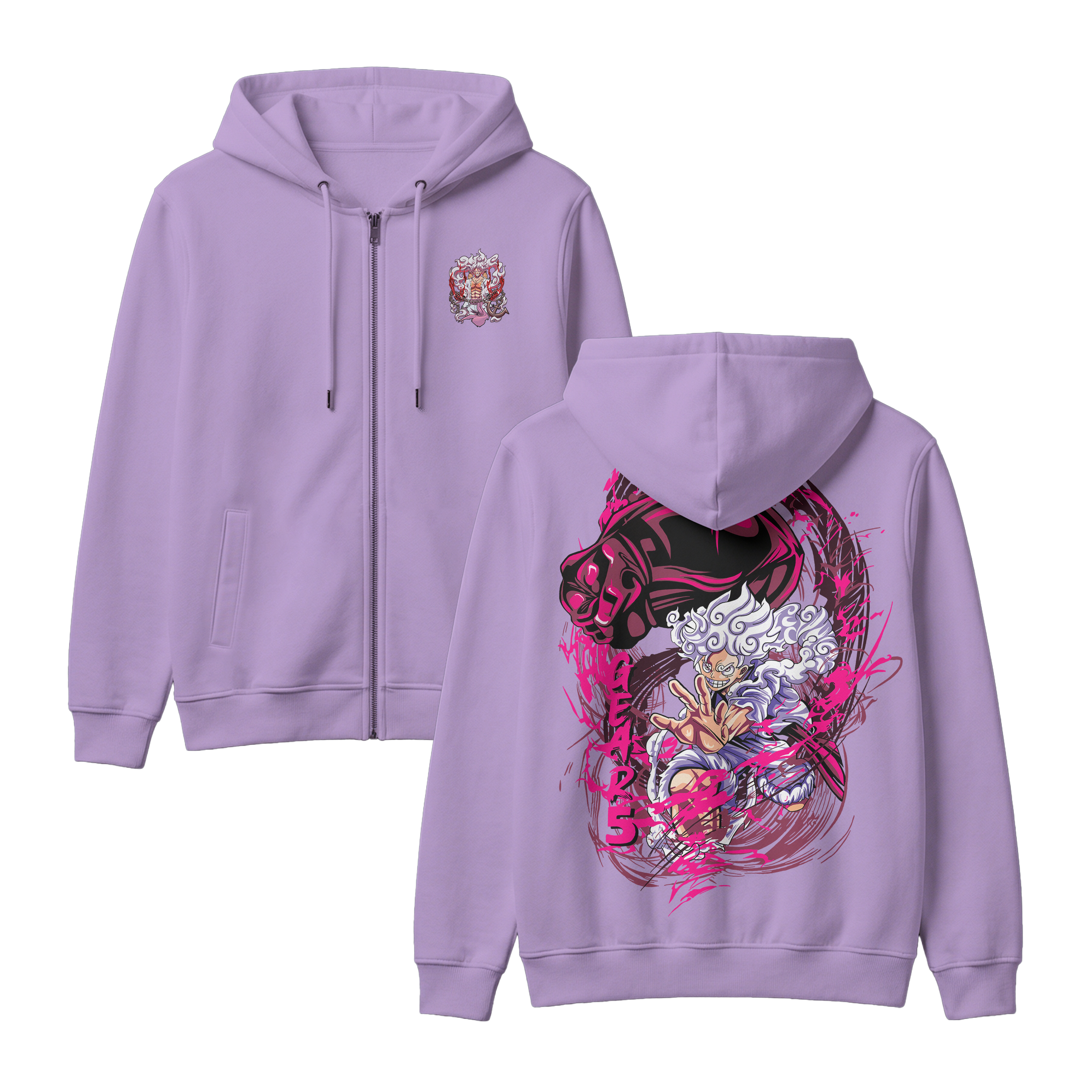 Anime One Piece Monkey D. Luffy Zip-up Hoodie - RZM006