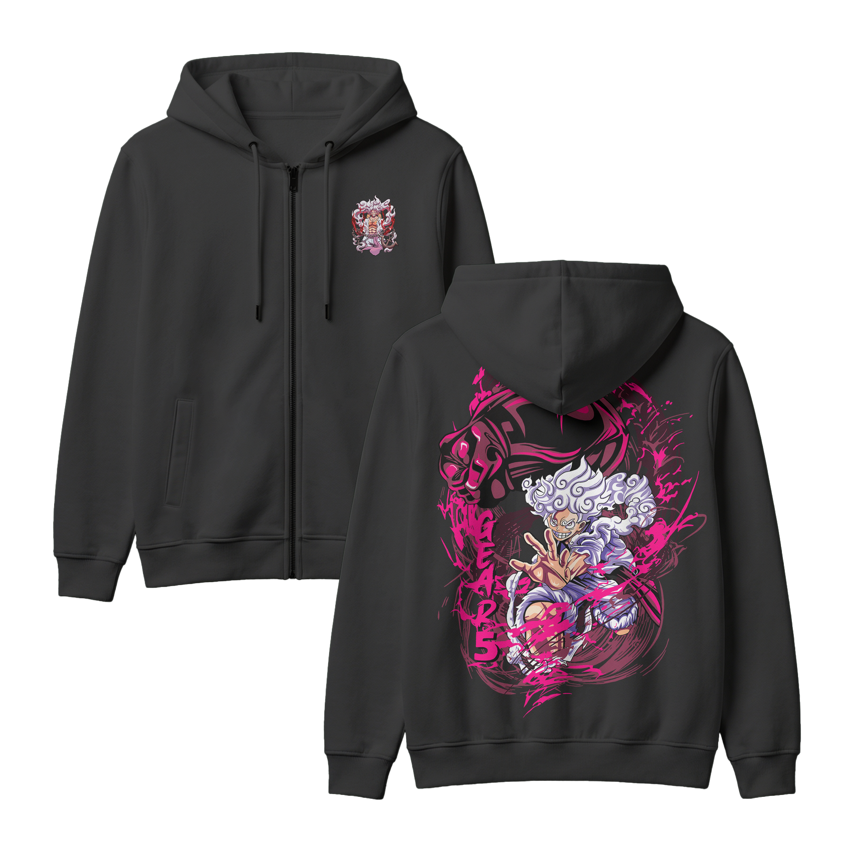 Anime One Piece Monkey D. Luffy Zip-up Hoodie - RZM006