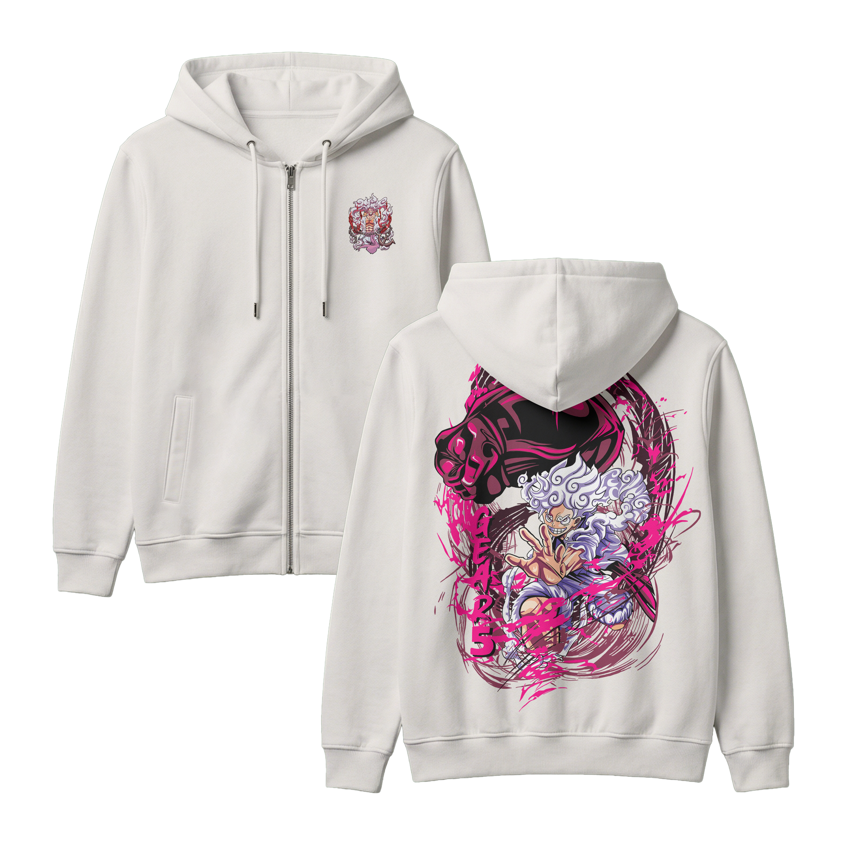 Anime One Piece Monkey D. Luffy Zip-up Hoodie - RZM006