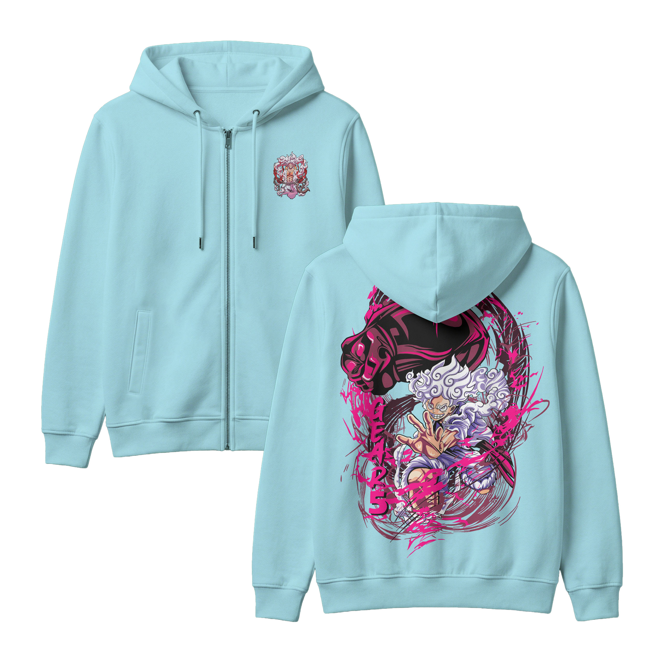 Anime One Piece Monkey D. Luffy Zip-up Hoodie - RZM006